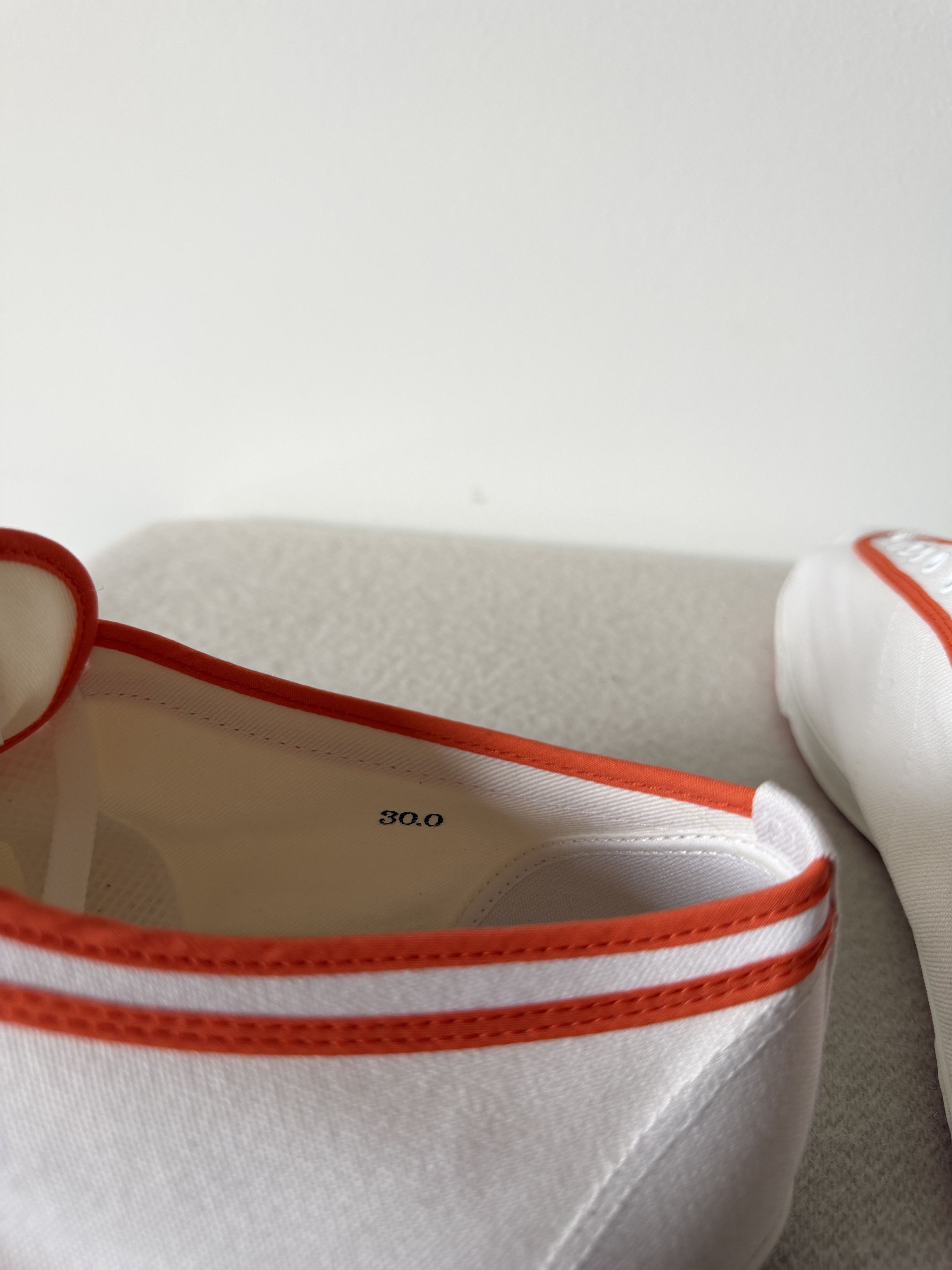 A24 Koyo Bear A24 Marty Supreme Sharpman Shoes in White Orange Size US 12.5 / EU 45-46 - 7 Thumbnail