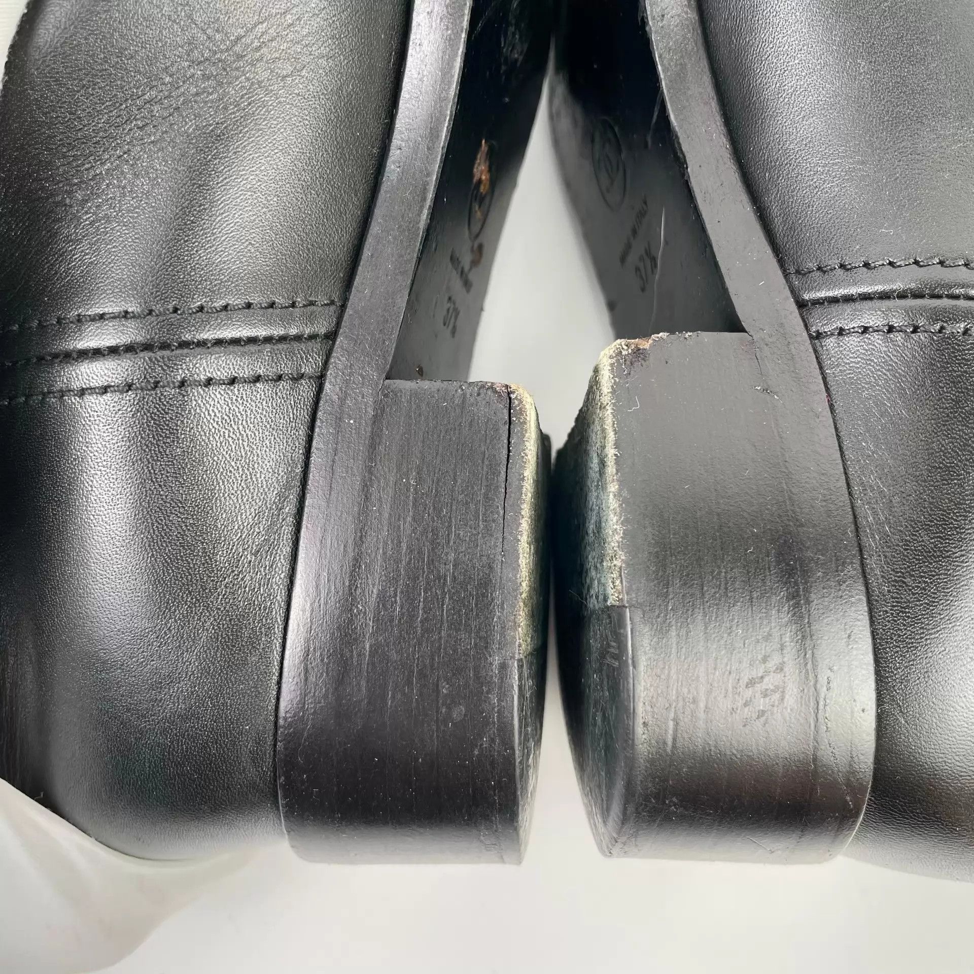 Chanel CHANEL Color Blocked Tall Flat Boots EU 37.5 Size US 7 / IT 37 - 9 Thumbnail