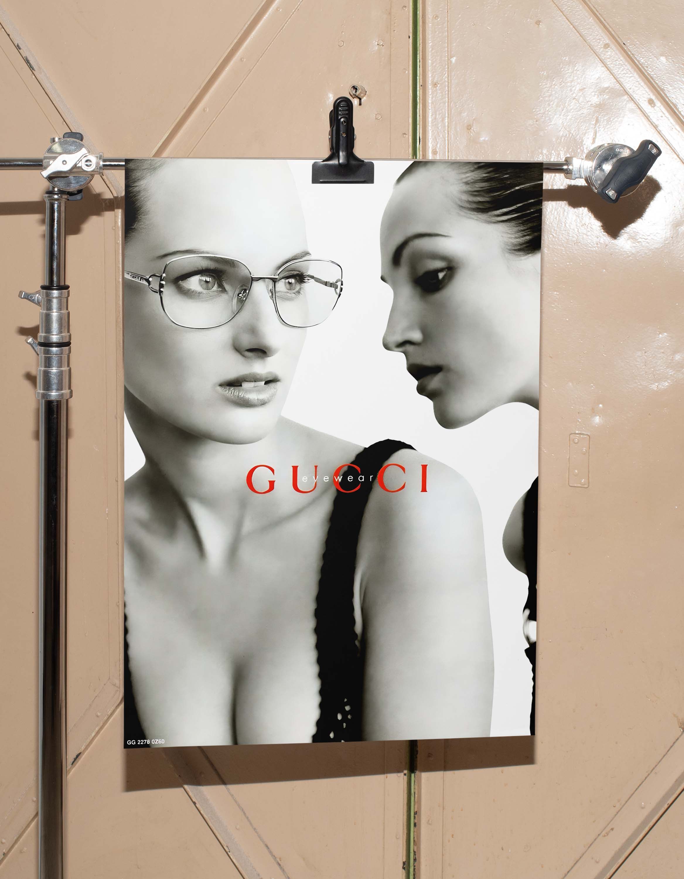Gucci 90s Gucci Tom Ford Sunglsasses Poster Gift Vintage Logo Size ONE SIZE - 4 Thumbnail