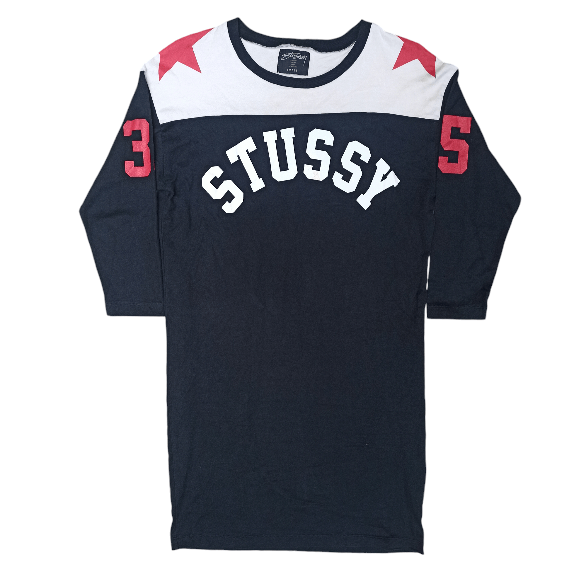 Japanese Brand Vintage Dress Shirt Jersey STUSSY Size S / US 4 / IT 40 - 3 Thumbnail