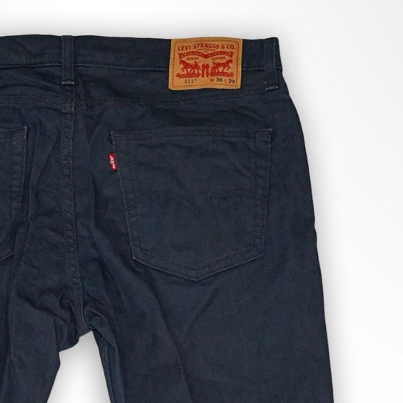Levi's Levi's 511 Slim Fit Jeans - 36x29 Dark Wash Denim NWOT Size US 36 / EU 52 - 4 Thumbnail