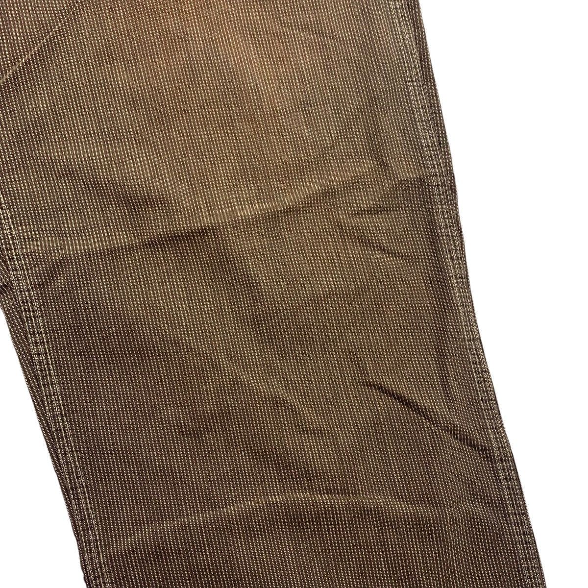 Supreme × Vintage Vintage SUPREME brown strip workpants USA made Size US 36 / EU 52 - 10 Thumbnail
