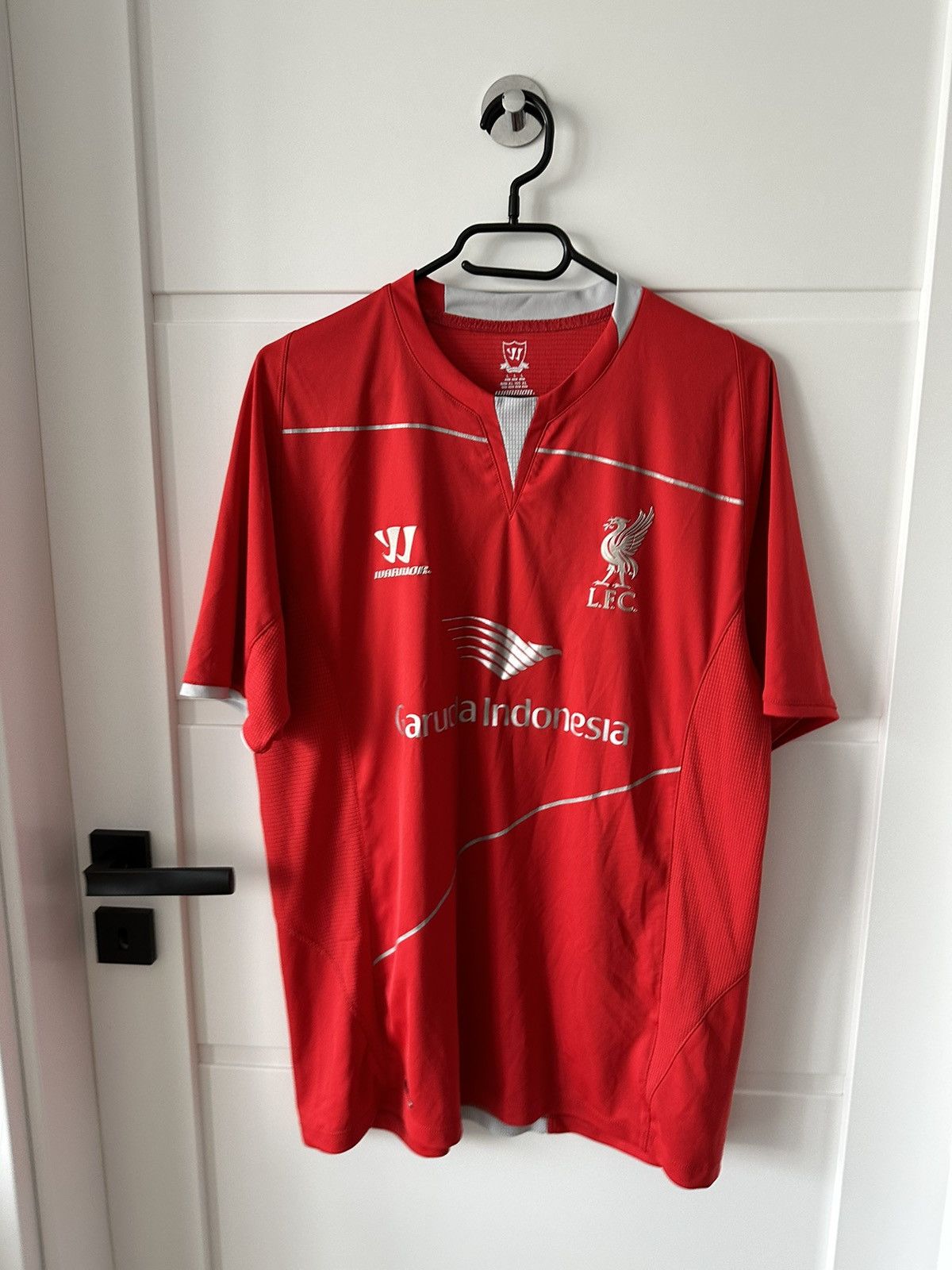 Warrior Liverpool Warrior red training jersey soccer football Size US L / EU 52-54 / 3 - 1 Thumbnail