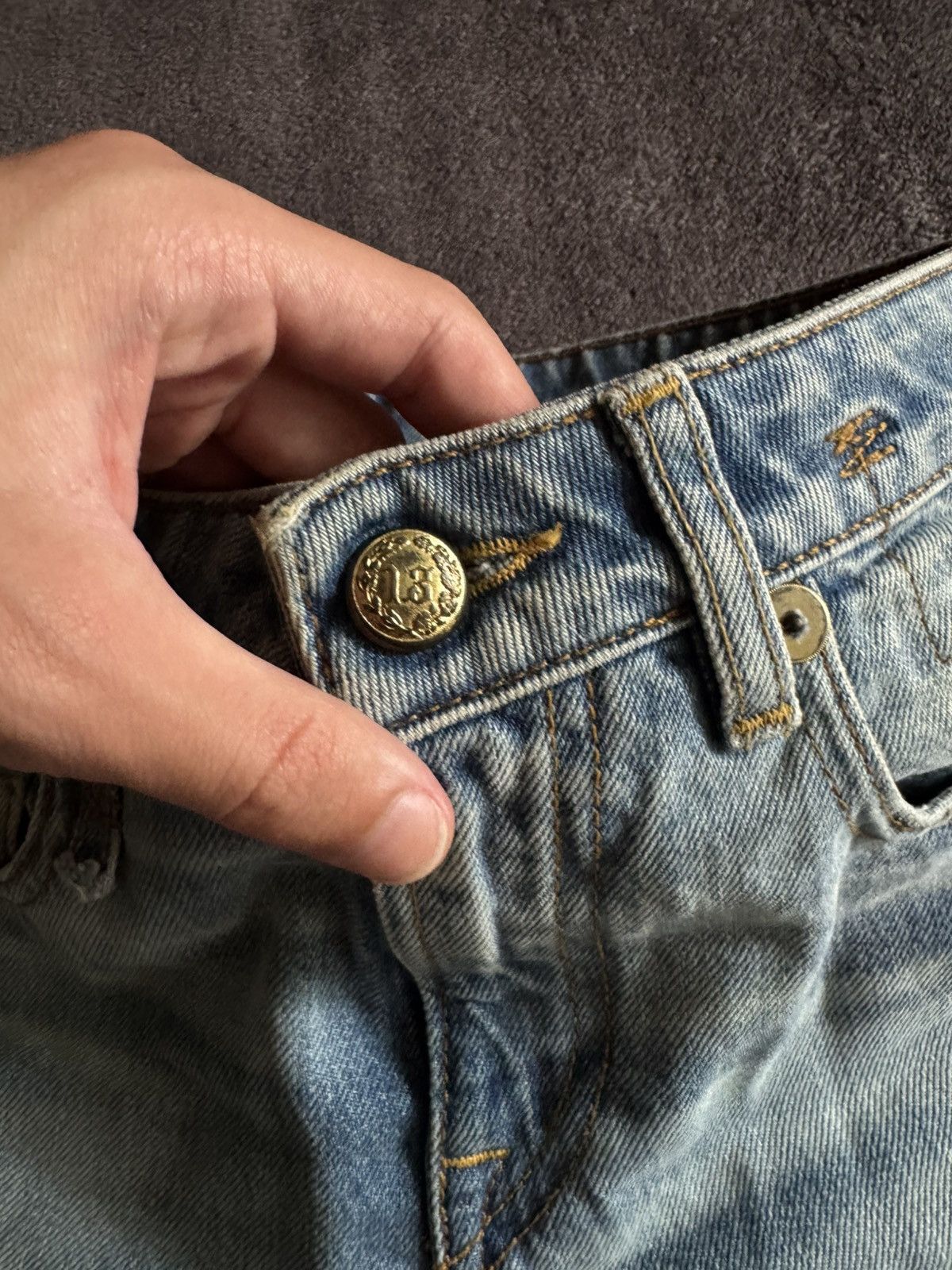 R13 R13 Kick Fit Long Denim Jeans Size 25" / US 0 / IT 36 - 9 Thumbnail