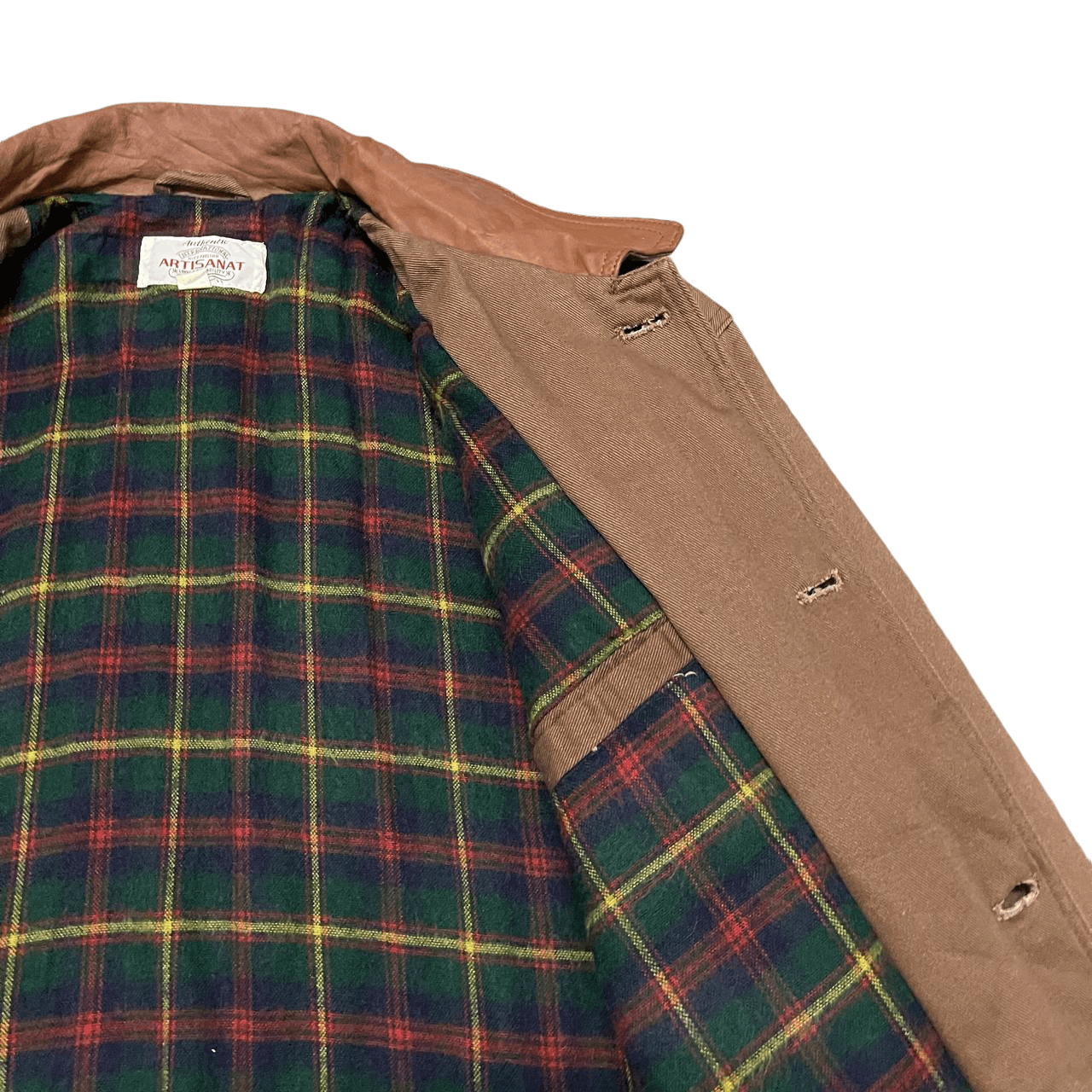 Hunter Vintage Artisanat Chore Hunting Jacket Leather Collar Size US L / EU 52-54 / 3 - 9 Thumbnail
