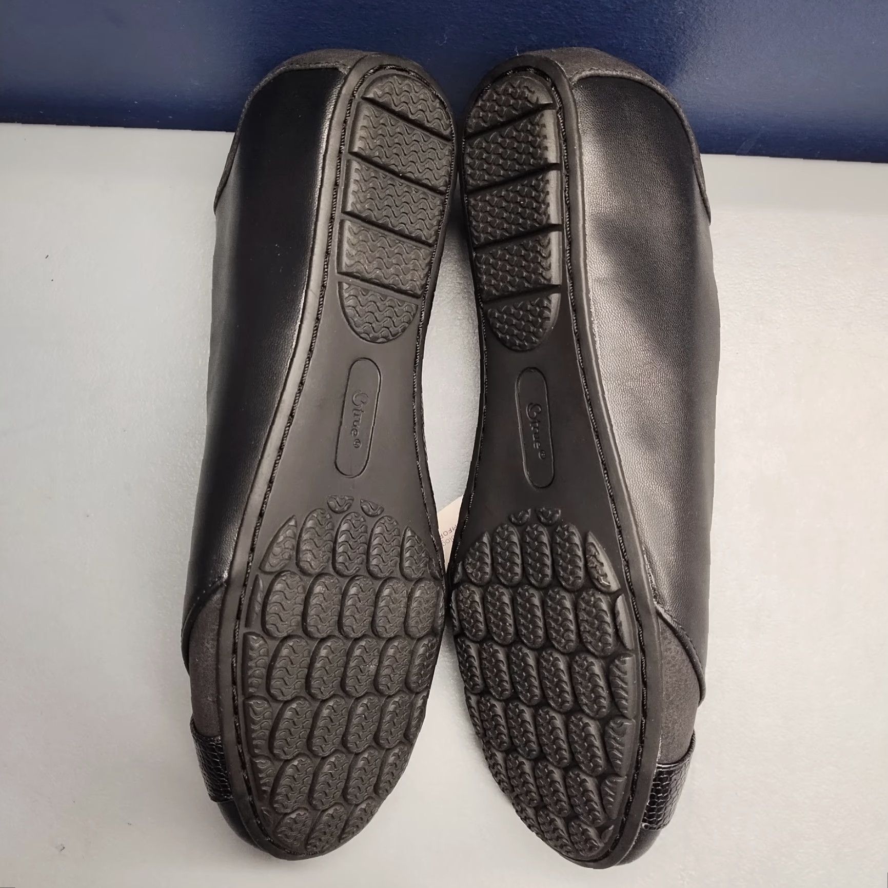 Vintage Baretraps Kaylee Ballet Flats Womens Size 8.5M Black Comfort Slip On Shoes Size US 9 / IT 39 - 7 Thumbnail