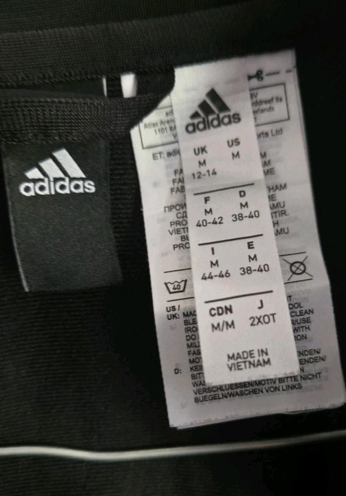 Adidas Adidas Black White Classic 3 Stripe Track Jacket Womens Medi Size M / US 6-8 / IT 42-44 - 5 Thumbnail