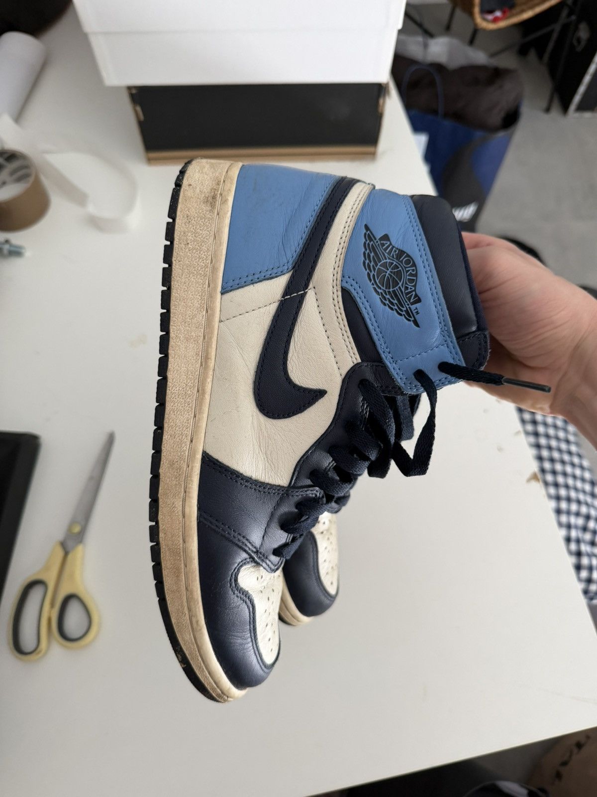 Nike Nike Jordan 1 obsidian Size US 9.5 / EU 42-43 - 2 Thumbnail