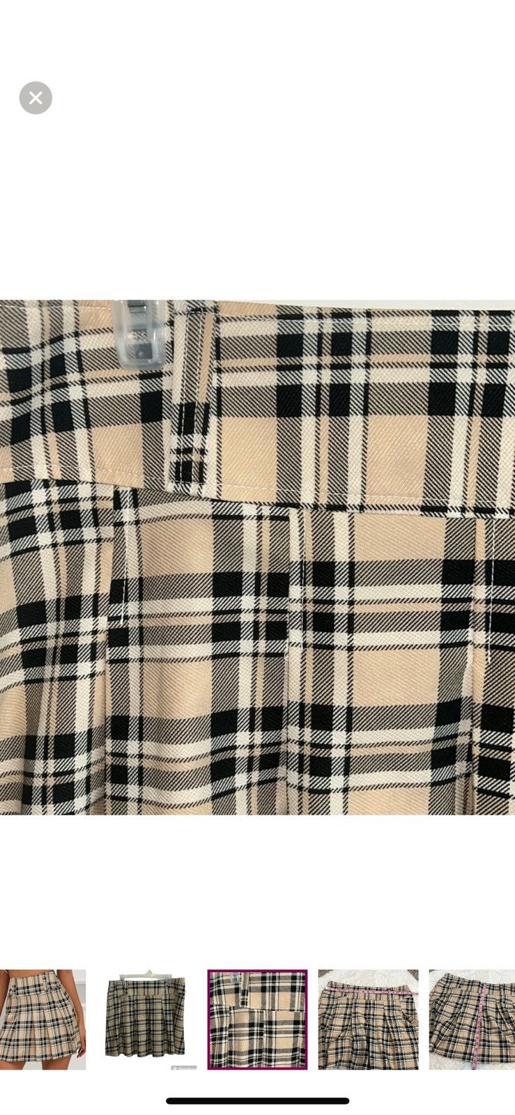 Shein Shein 0XL plaid school girl skirt Size 36" / US 14 / IT 50 - 2 Thumbnail