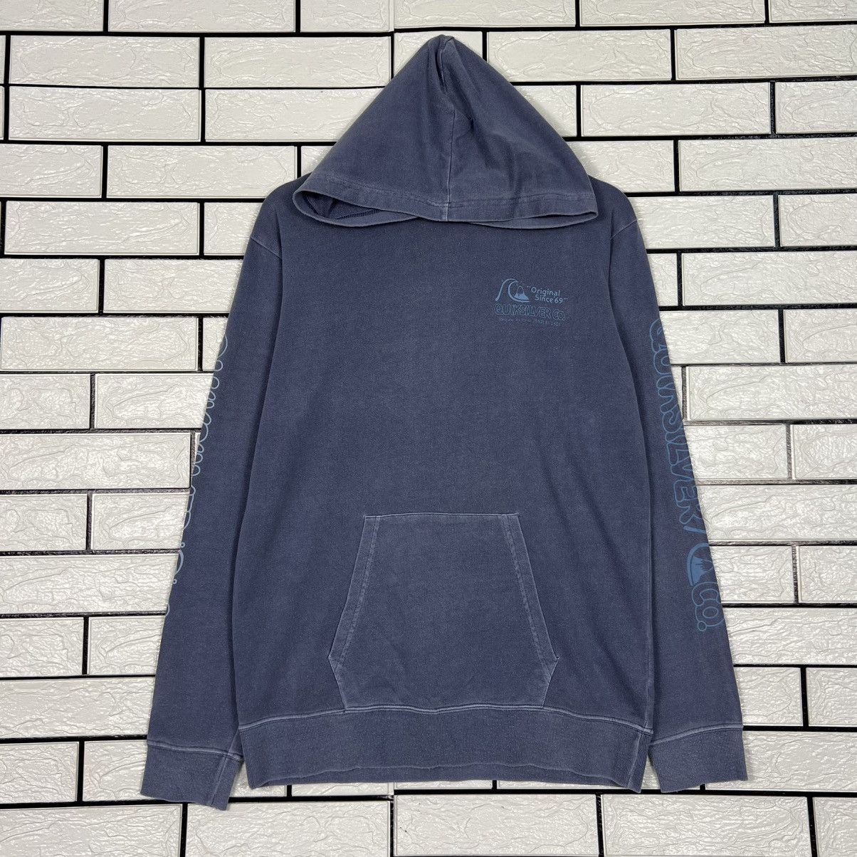 Quiksilver QUIKSILVER Big Logo Pullover Hoodie Sweatshirt #4106-C187 Size US S / EU 44-46 / 1 - 6 Thumbnail