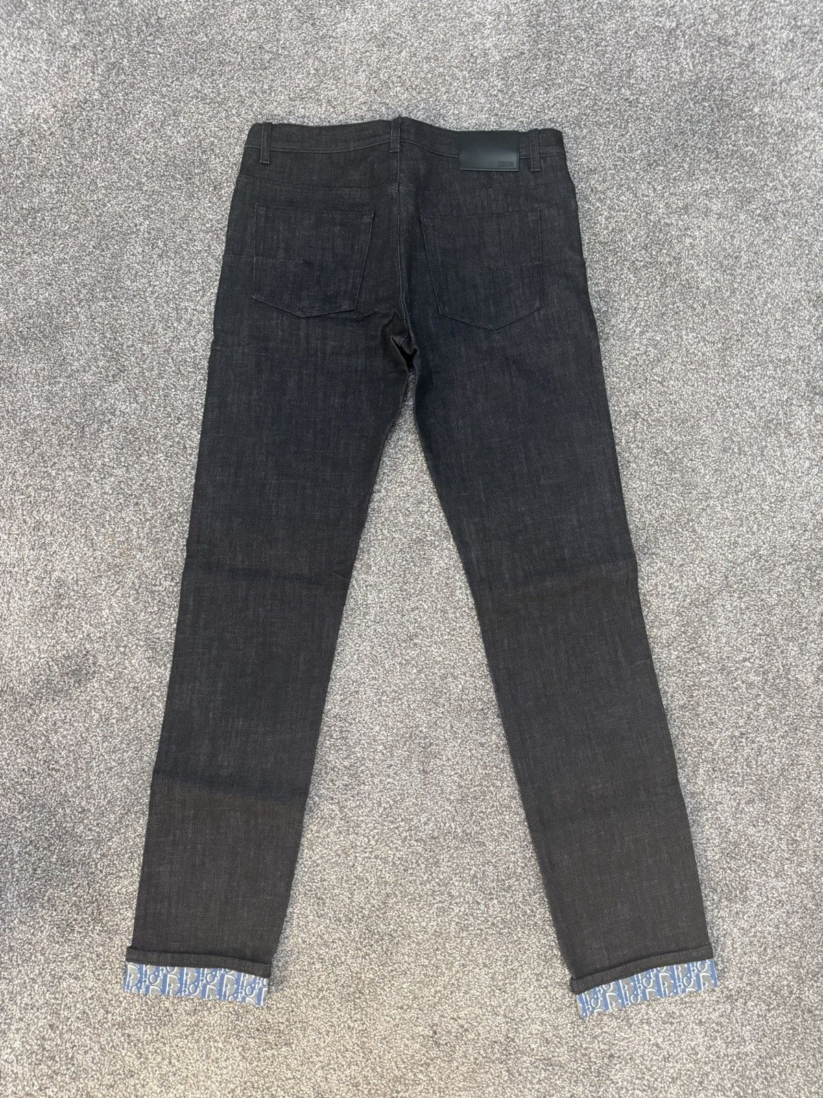 Dior Dior Oblique Cuff Denim Size US 31 - 2 Thumbnail