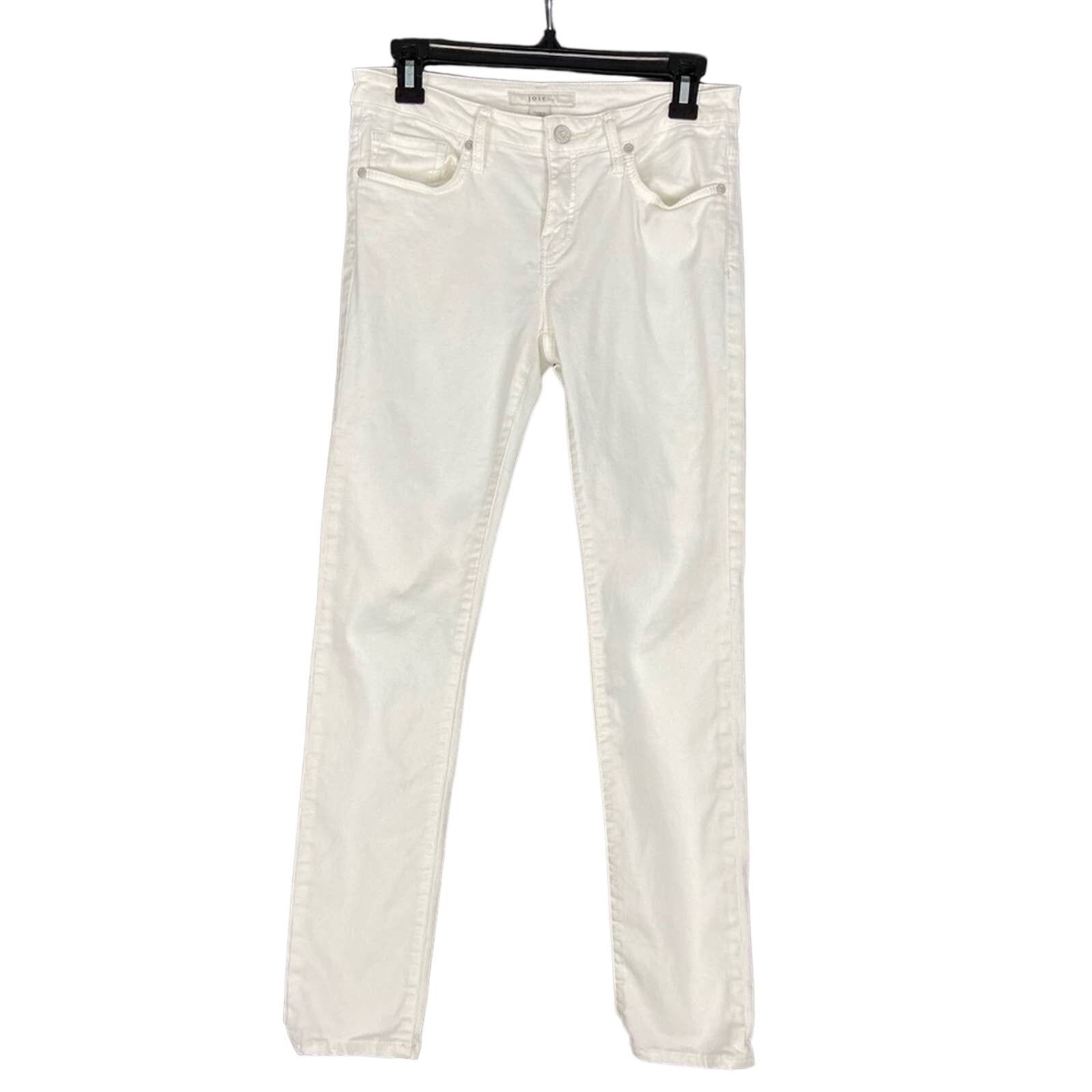 Joie Joie Jeans Women's White Mid Rise Skinny Size 26 Size 26" / US 2 / IT 38 - 2 Thumbnail
