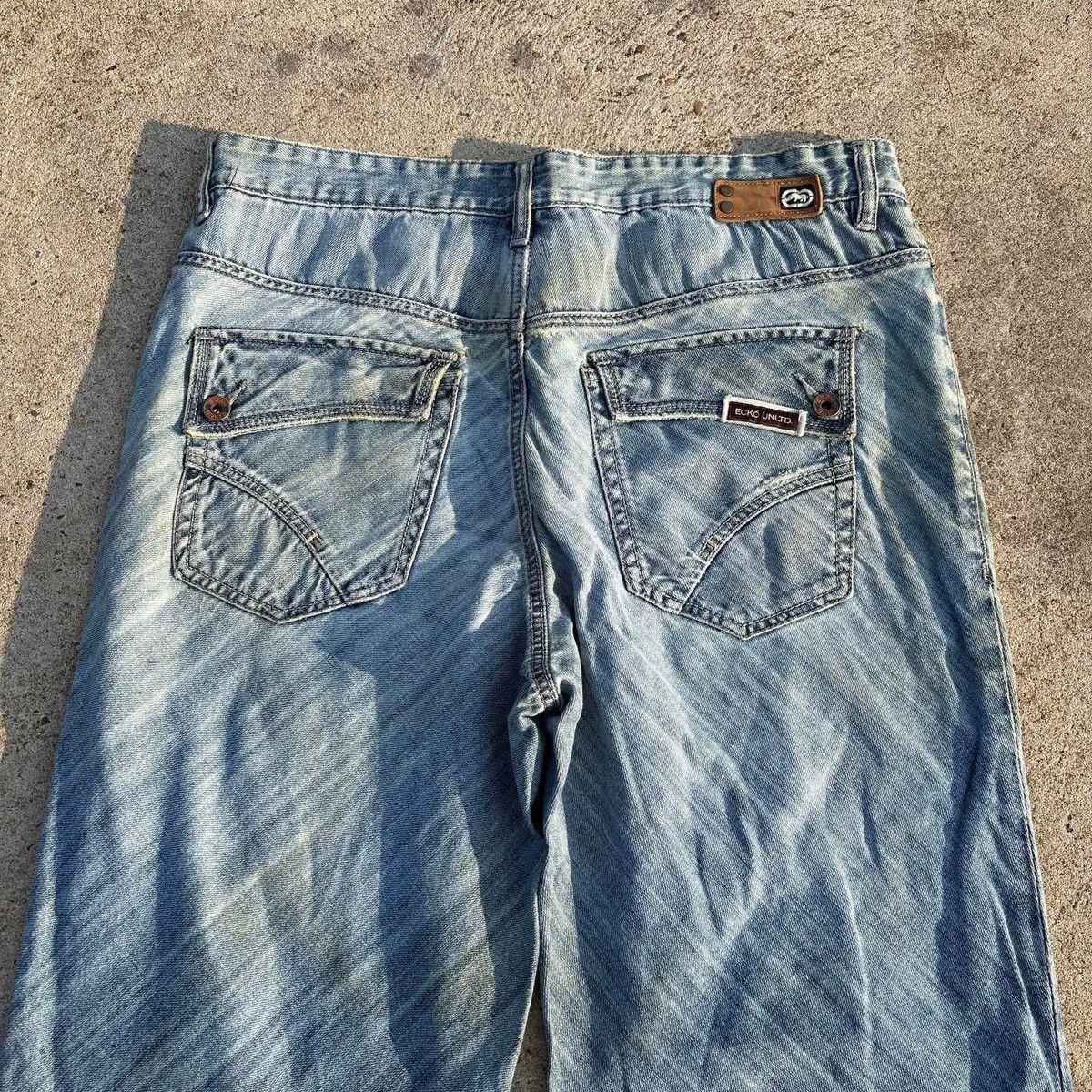 Ecko Unltd. ECKO Unltd Vintage Faded Denim Jeans Size US 38 / EU 54 - 11 Thumbnail