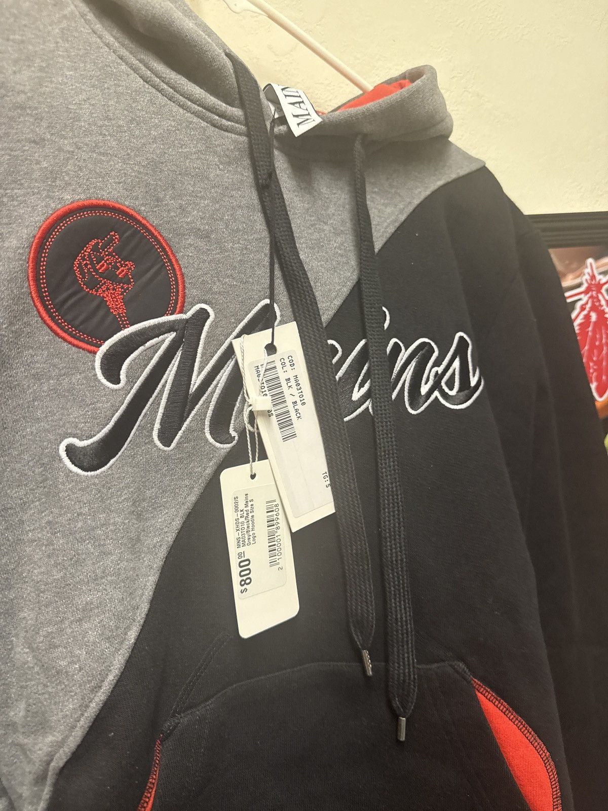 MAINS MAINS logo hoodie size small Size US S / EU 44-46 / 1 - 1 Thumbnail