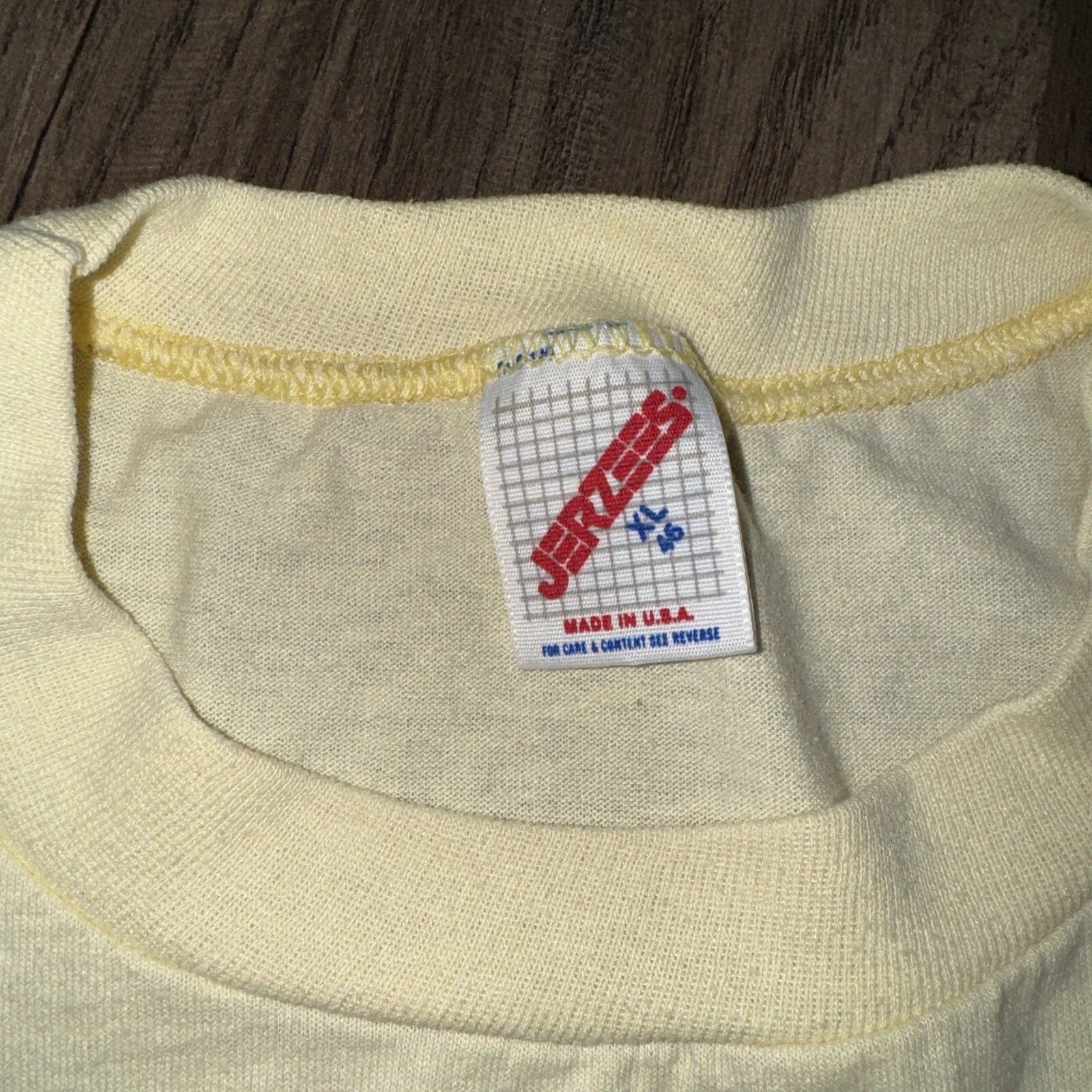 Jerzees Single Stitch Girl Scout T-Shirt Yellow XL 22x26.5 Jerszees Size US XL / EU 56 / 4 - 7 Thumbnail