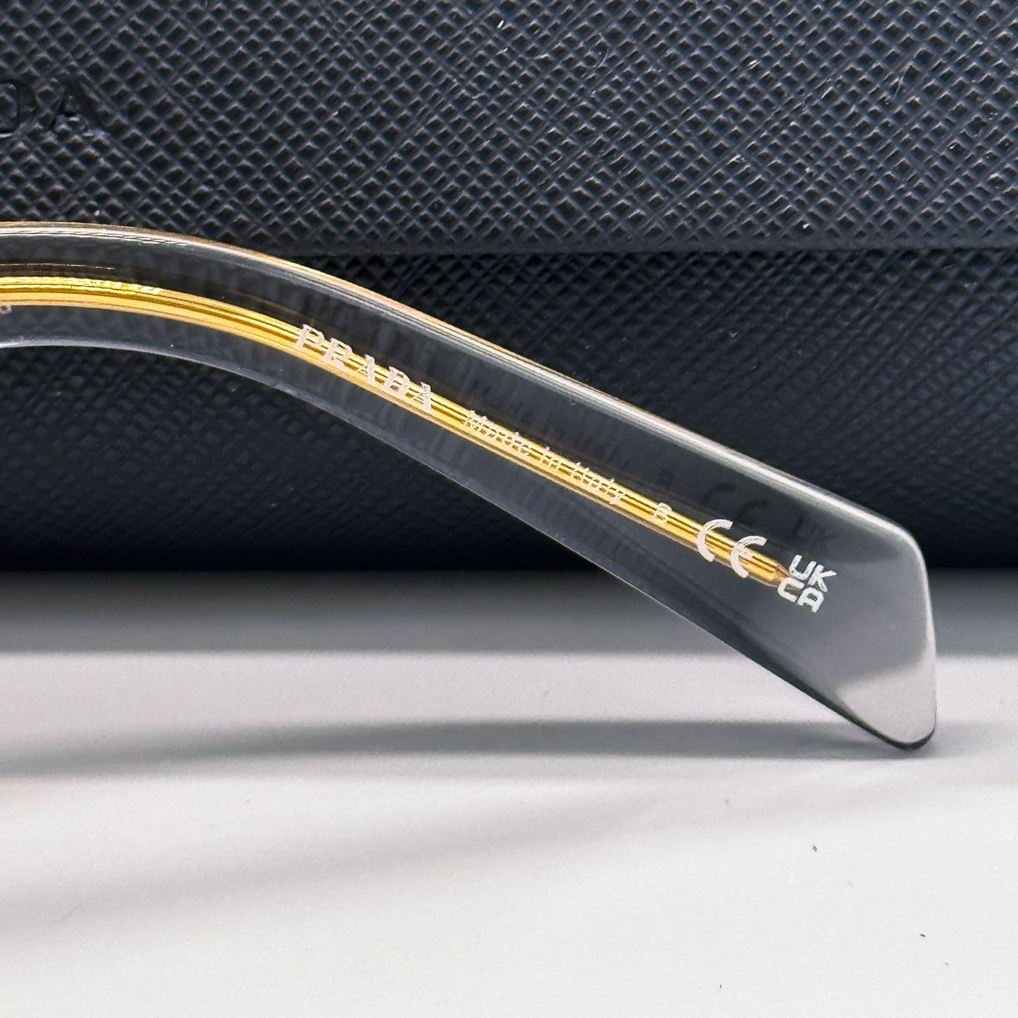 Prada NEW PRADA PRB01V 12R1O1 EYEGLASSES WOMEN TRANSPARENT GRAY Size ONE SIZE - 8 Thumbnail
