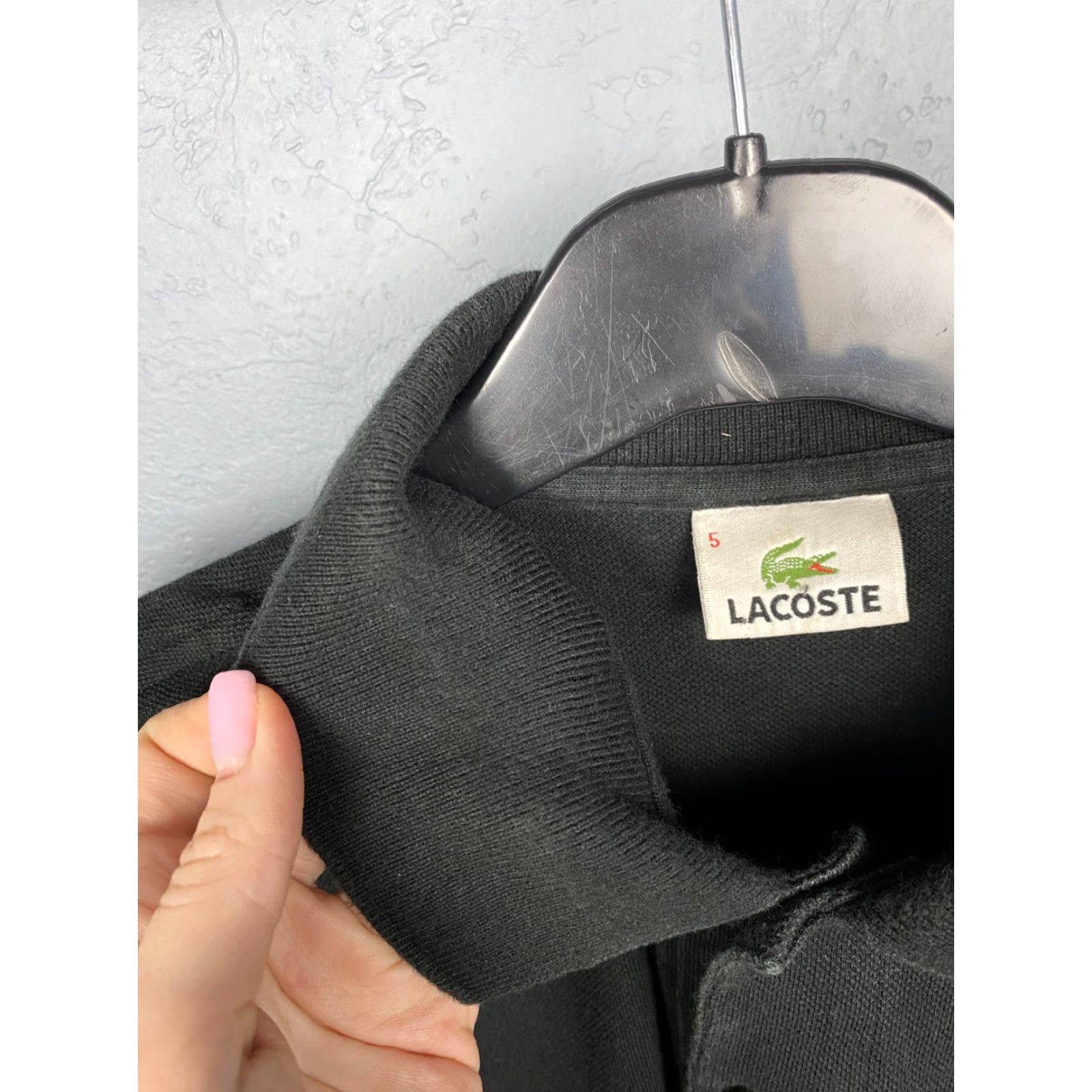 Lacoste Lacoste Vintage Mens Polo Shirt Size 5 L Black Polo Mens Vintage Lacoste Shirt L XS? Size US L / EU 52-54 / 3 - 5 Thumbnail
