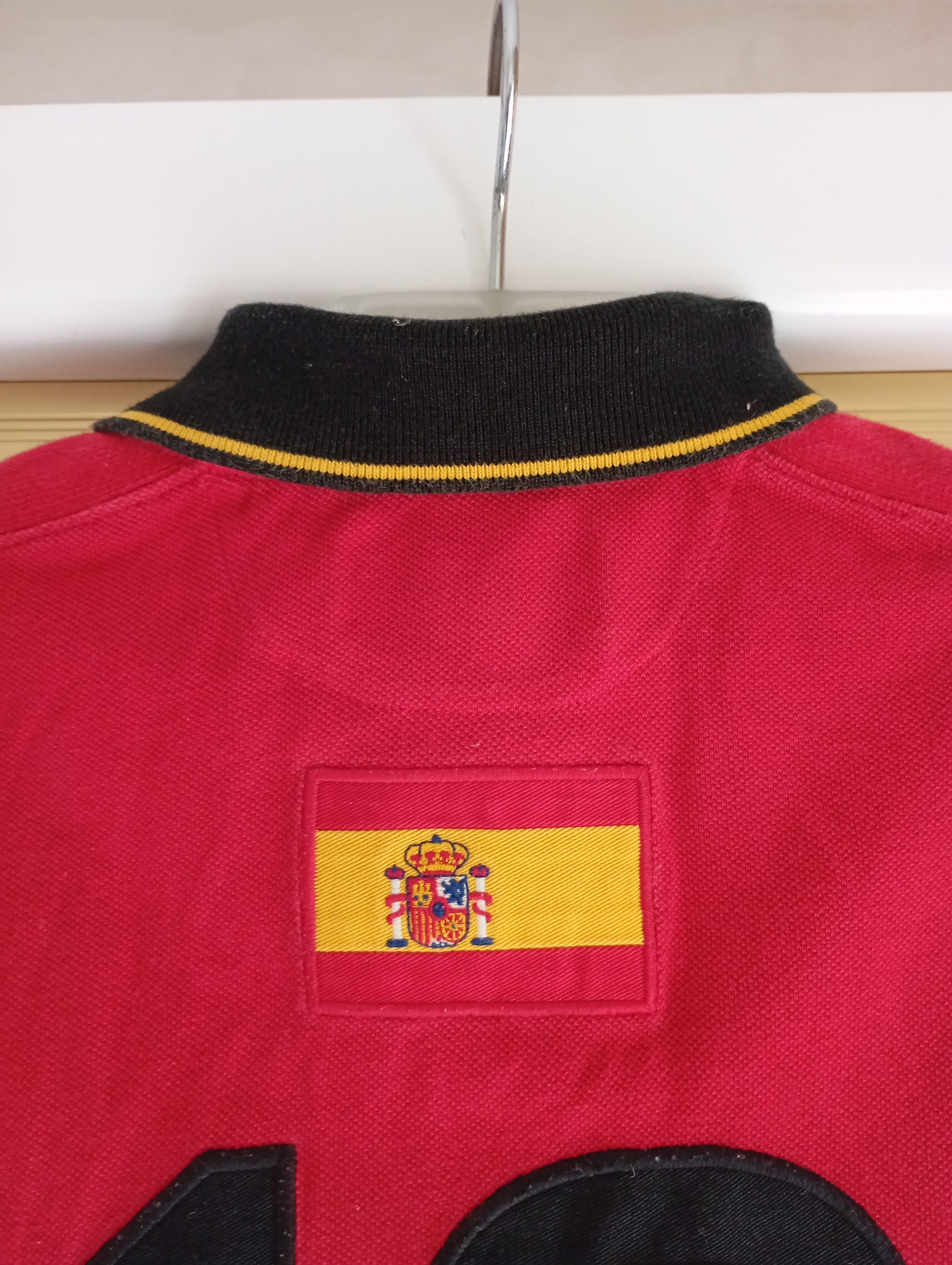 Polo Ralph Lauren 90s Vintage SPAIN #10 Rugby POLO Ralph Lauren Tshirt Size US M / EU 48-50 / 2 - 11 Thumbnail