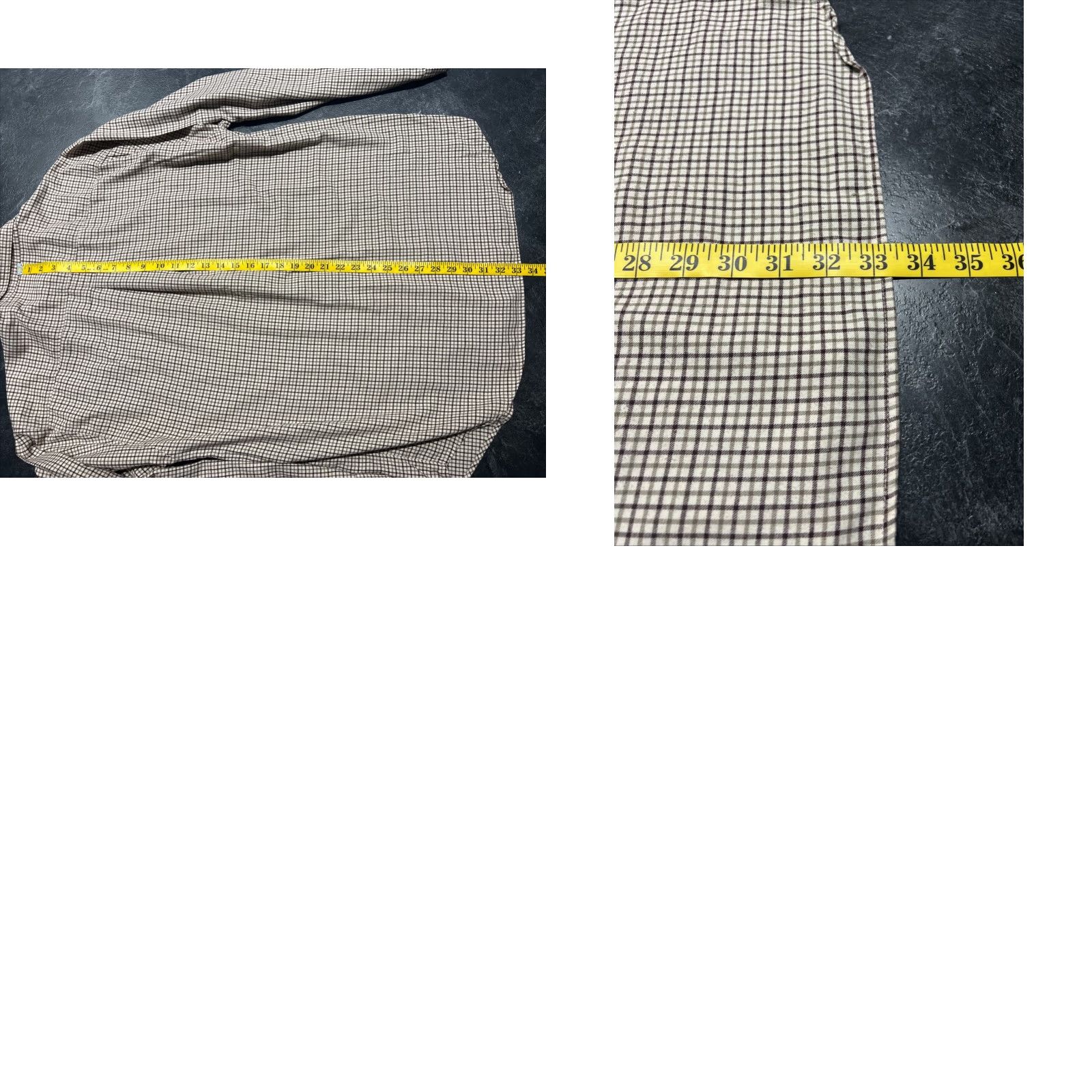 ExOfficio VINTAGE ExOfficio Men’s Shirt Long Sleeve Beige Plaid Button-Down XL Travel Size US XL / EU 56 / 4 - 8 Thumbnail