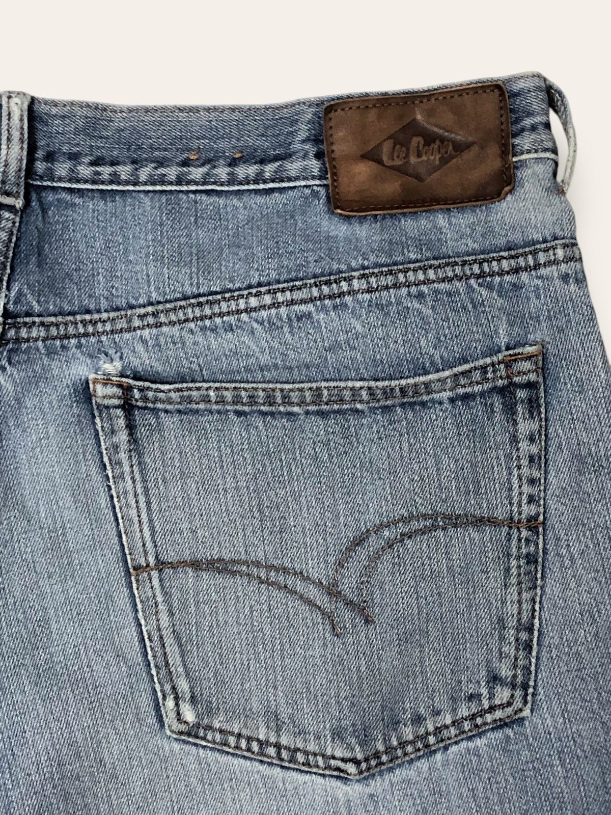 Jean Vintage LEE COOPER Distressed Baggy Wide Jeans Size US 38 / EU 54 - 7 Thumbnail