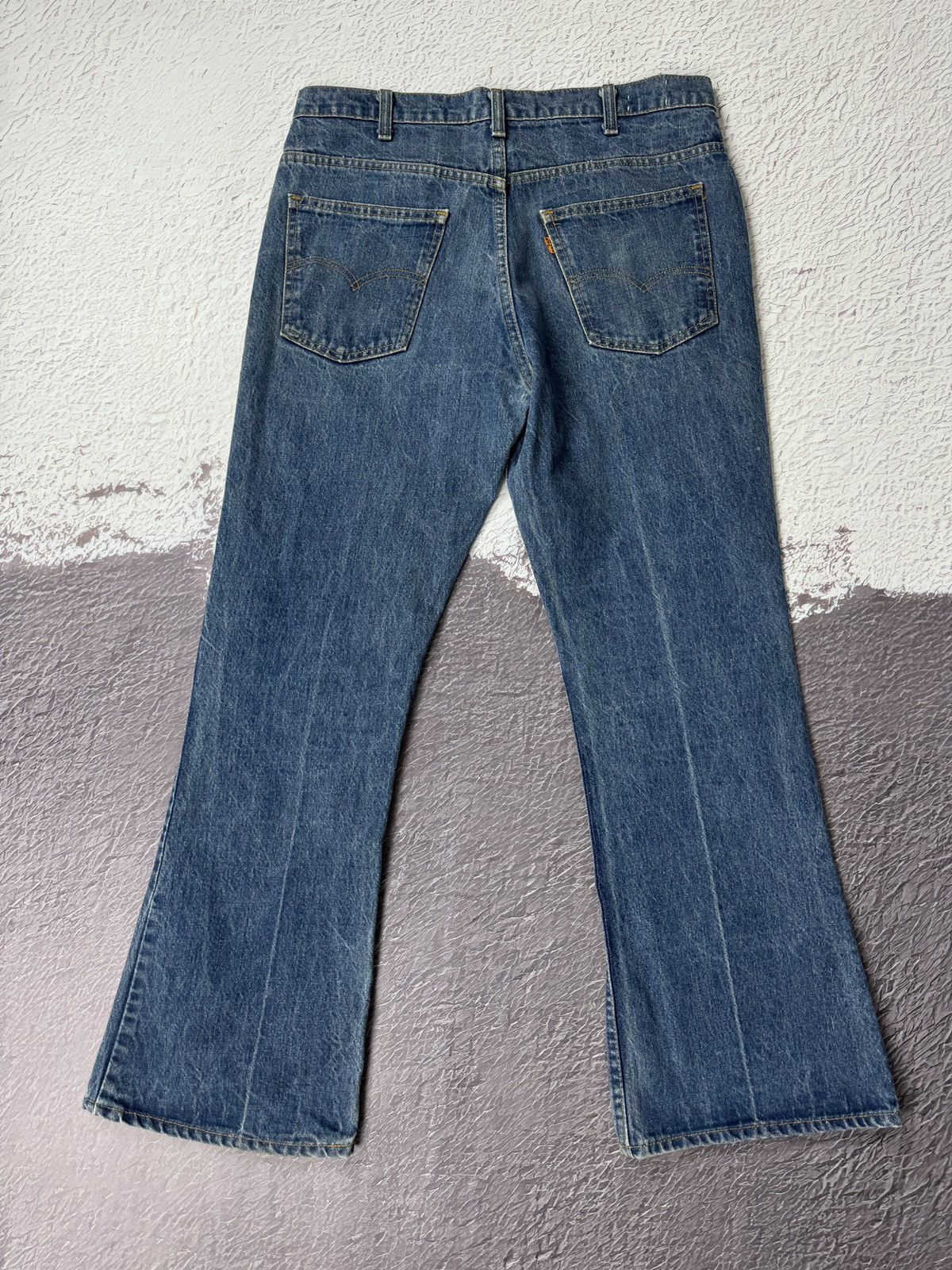 Levi's Levi’s vintage 90s blue faded orange tab flared jeans Size US 36 / EU 52 - 2 Thumbnail