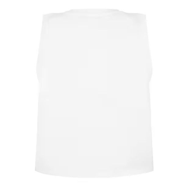 Balmain o1g2r1mq0924 Western Tank Top in White & Noir Size M / US 6-8 / IT 42-44 - 2 Thumbnail