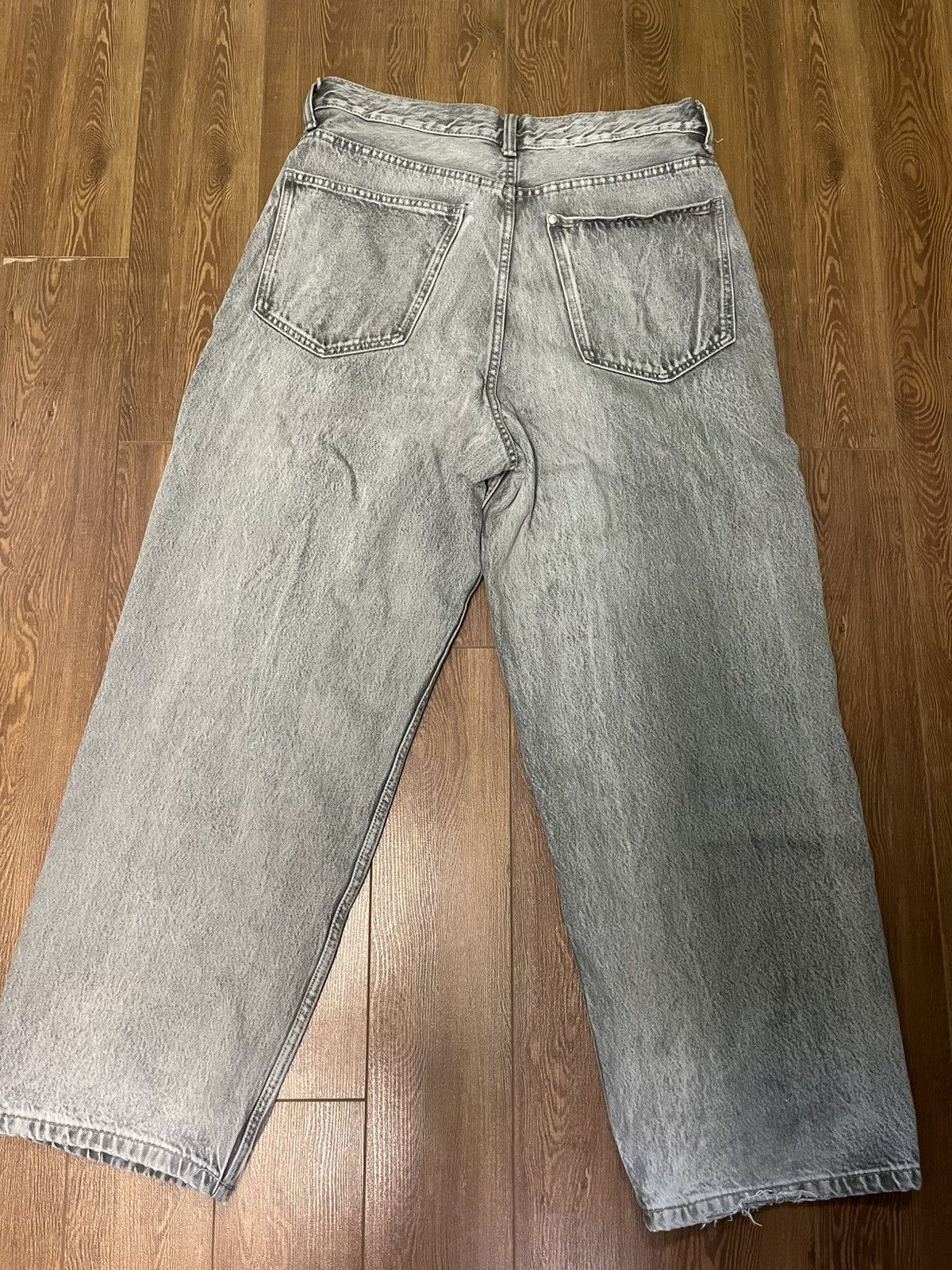 H&M GREY H&M BAGGY JEANS SIZE 32’’ Size US 32 / EU 48 - 3 Thumbnail