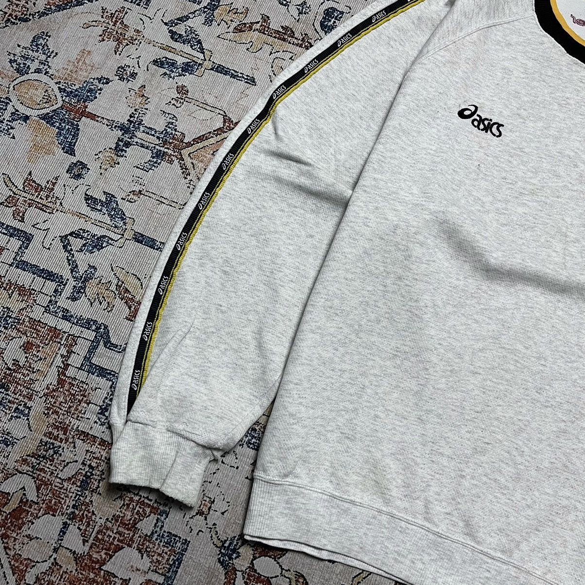 Asics × Vintage Sweatshirt Asics Stripes Size US XL / EU 56 / 4 - 4 Thumbnail