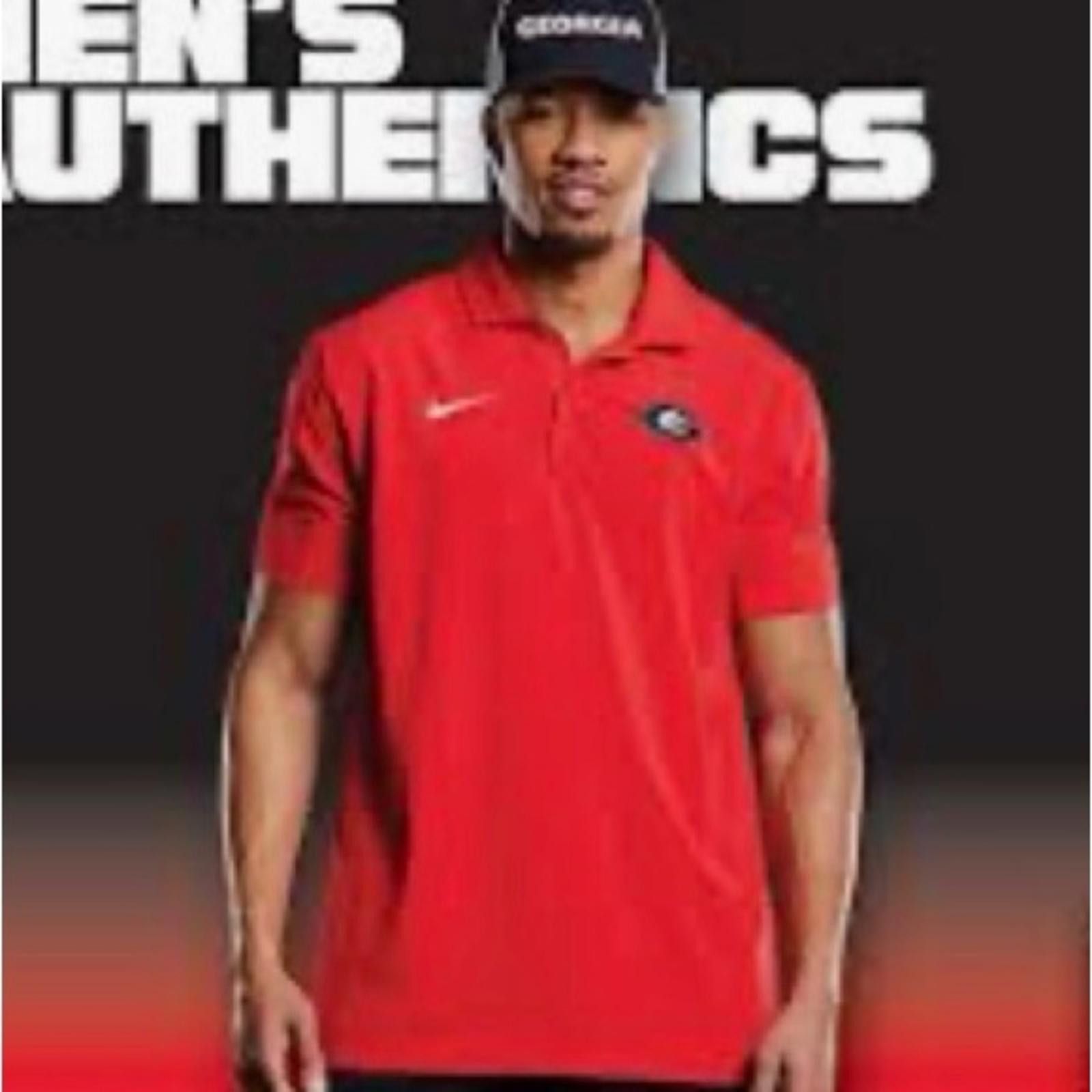 Nike Nike Men's Red Polo with Embroidered Team Patch Size US M / EU 48-50 / 2 - 1 Thumbnail