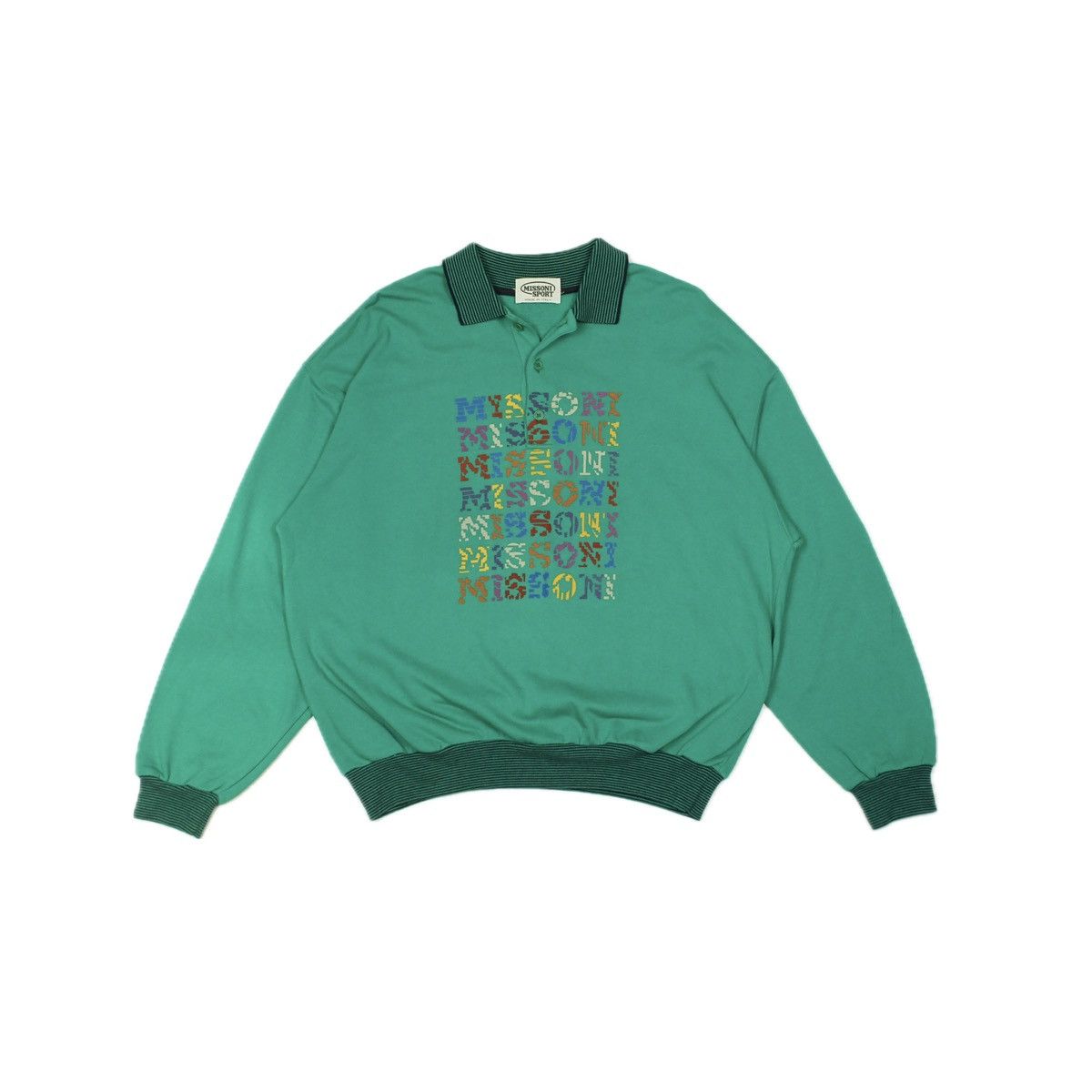 *NoTariff Missoni Collared Oversized Sweatshirt