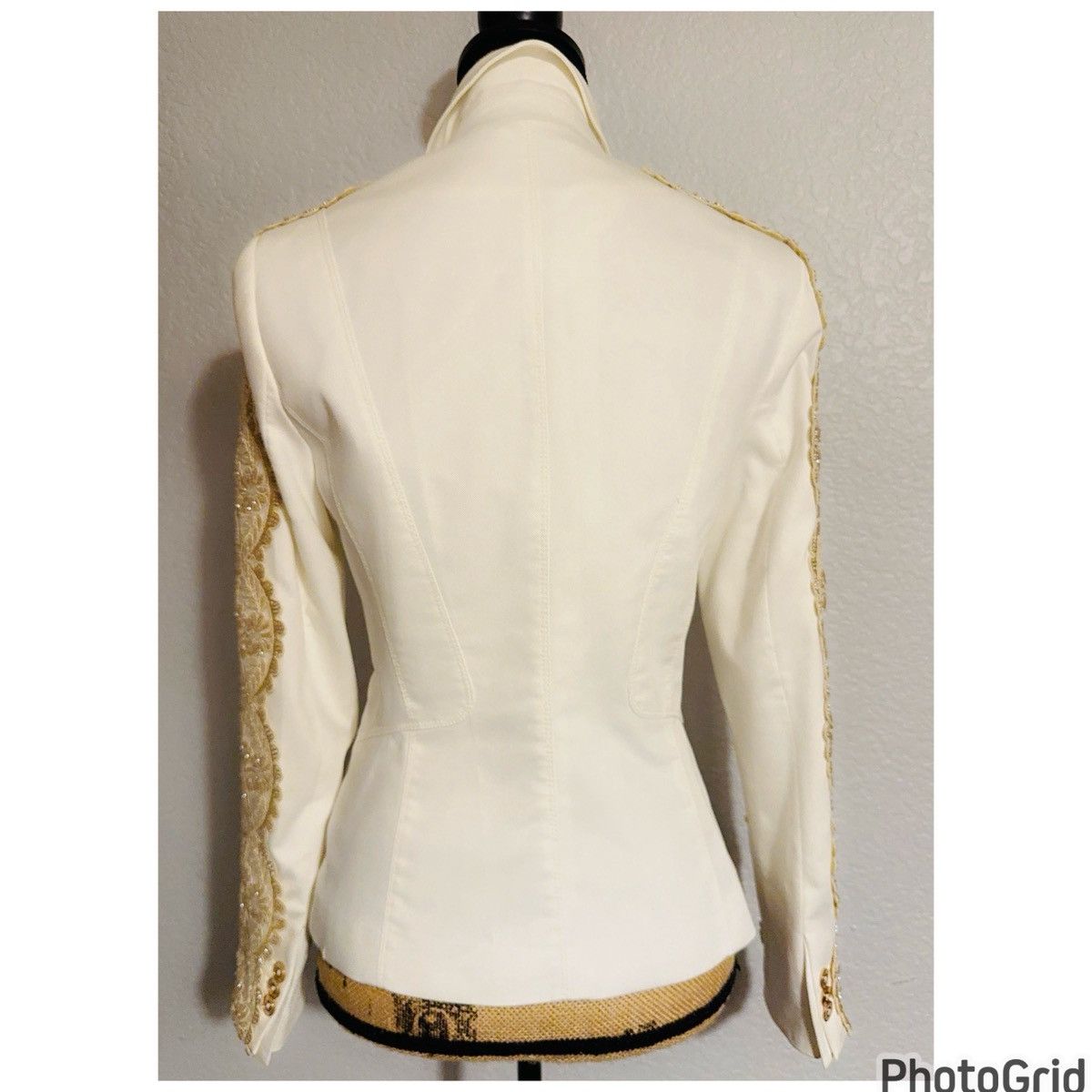 White House Black Market WHBM Embellished Blazer Size S / US 4 / IT 40 - 7 Thumbnail