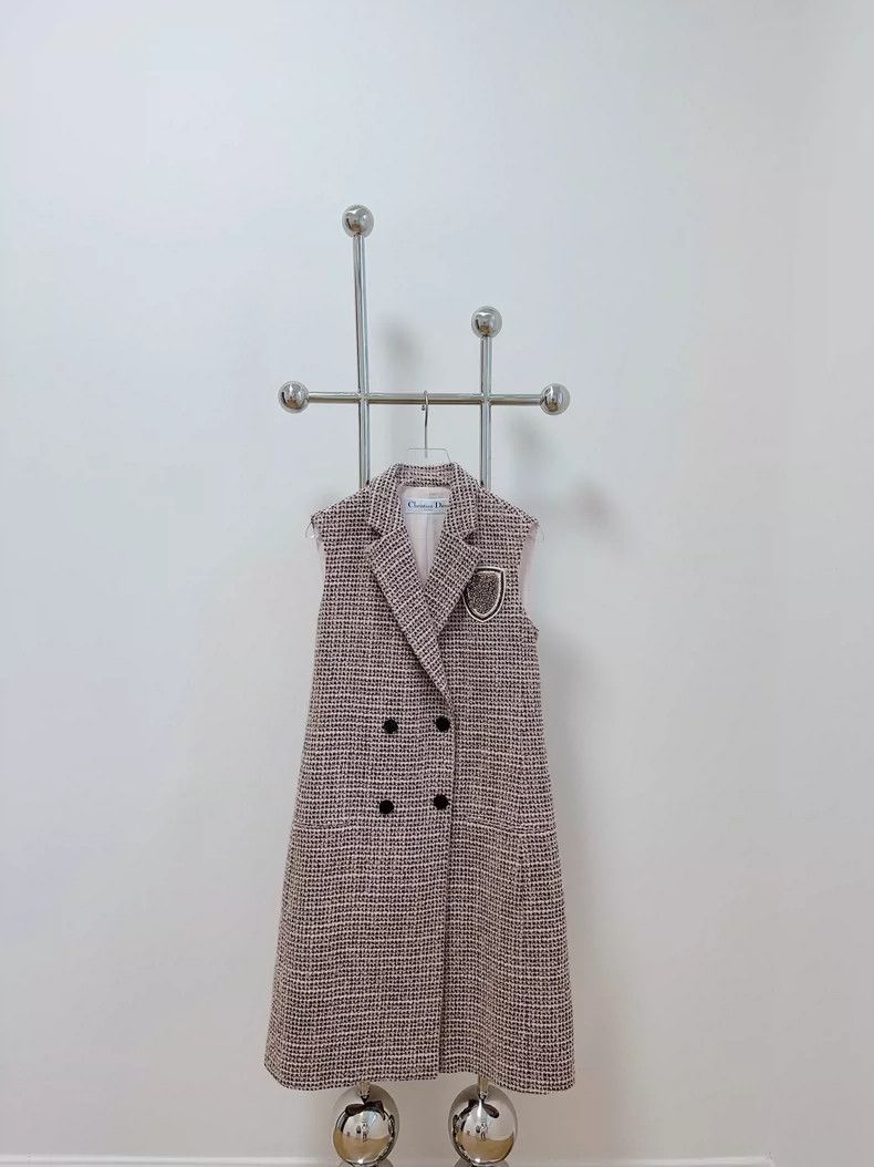 Dior Dior Pink wool vest Size XS / US 0-2 / IT 36-38 - 1 Thumbnail