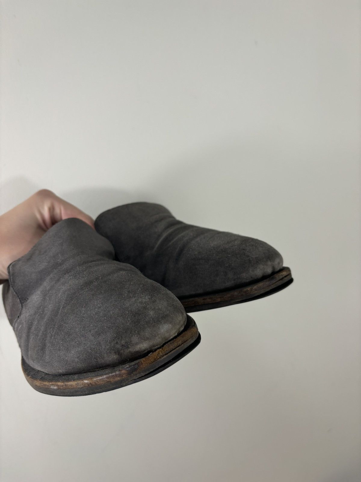 Brunello Cucinelli Brunello Cucinelli Italian Luxury Gray Suede Loafers Shoes Size US 10 / IT 40 - 22 Thumbnail