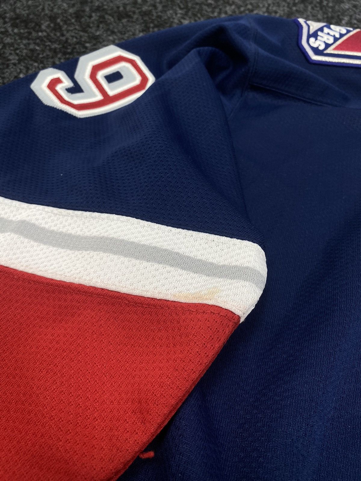 NHL × Vintage WAYNE GRETZKY 90s NEW YORK RANGERS STARTER JERSEY Size US XL / EU 56 / 4 - 4 Thumbnail