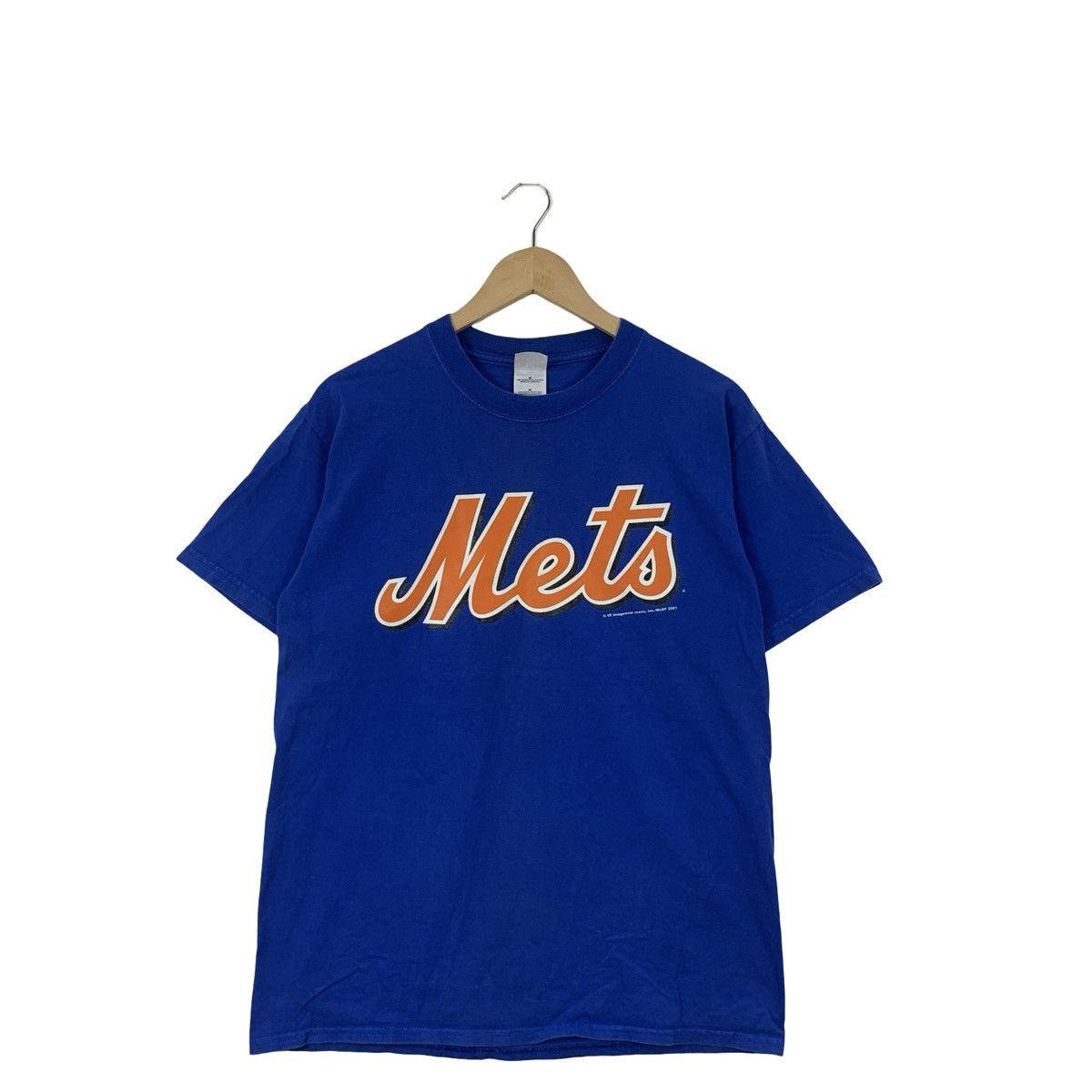 Vintage Vintage NEW YORK METS Piazza 31 Backhit Distress Tee Shirt Size US M / EU 48-50 / 2 - 4 Thumbnail