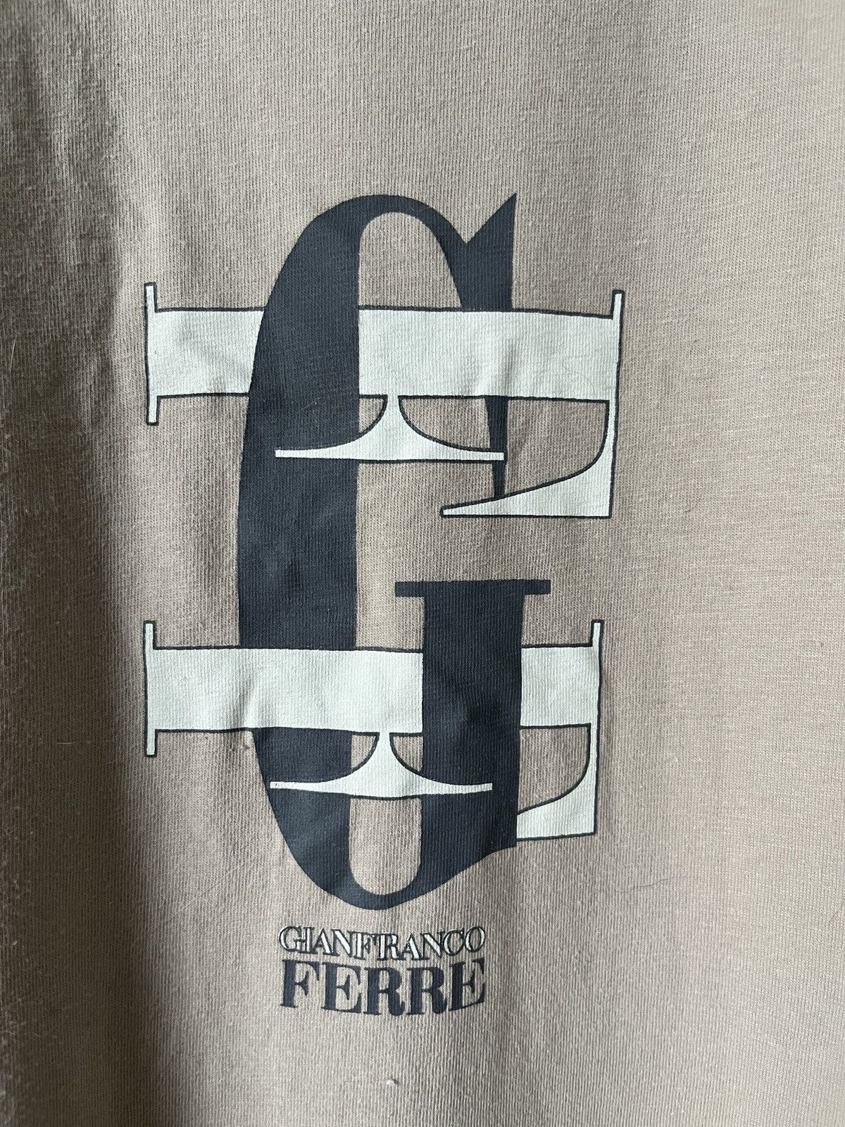 GF Ferre Gianfranco Ferre Brown Logo T-shirt Size US M / EU 48-50 / 2 - 2 Thumbnail