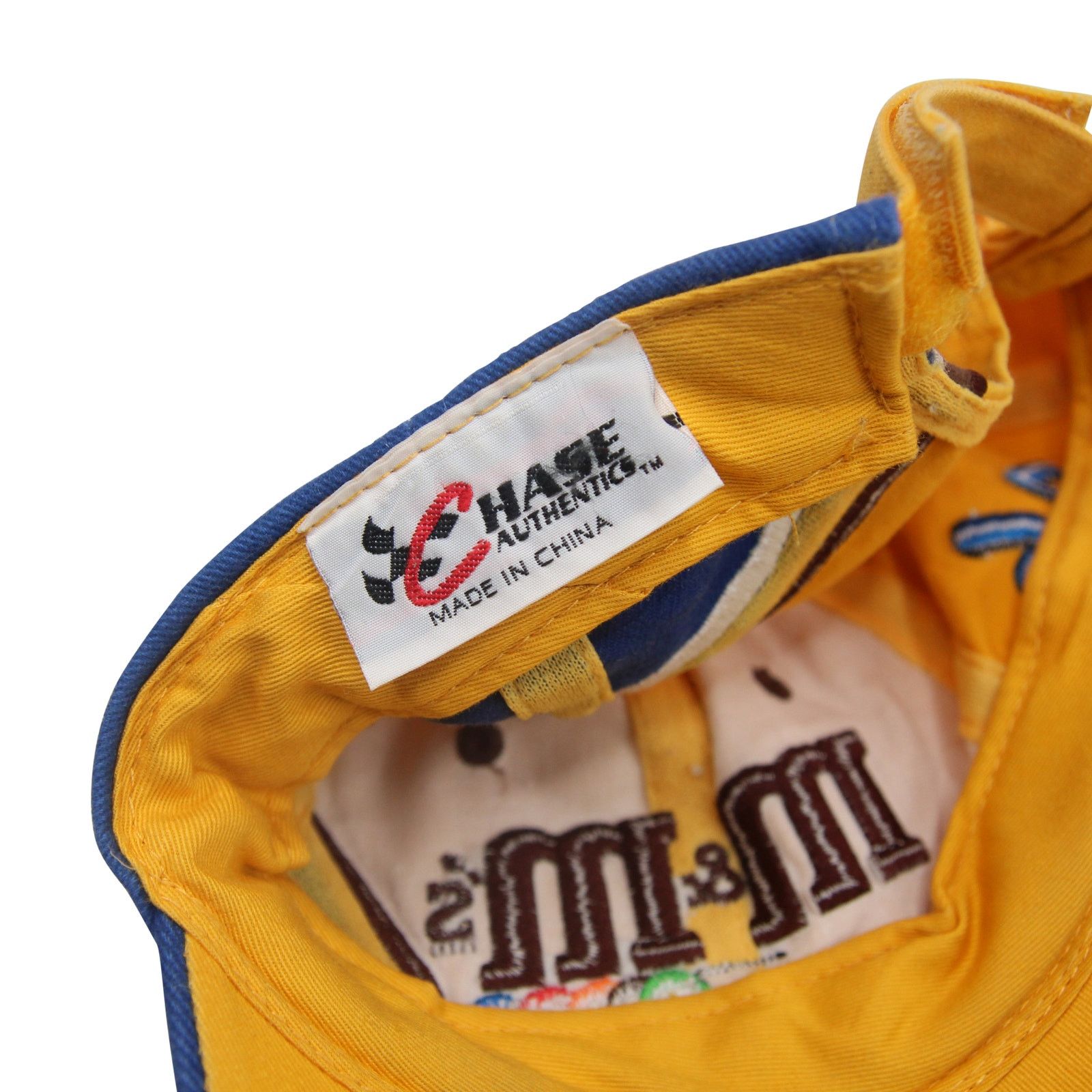 Chase Authentics × NASCAR Vintage Chase Authentics M&Ms Racing Team Split Hat Size ONE SIZE - 7 Thumbnail