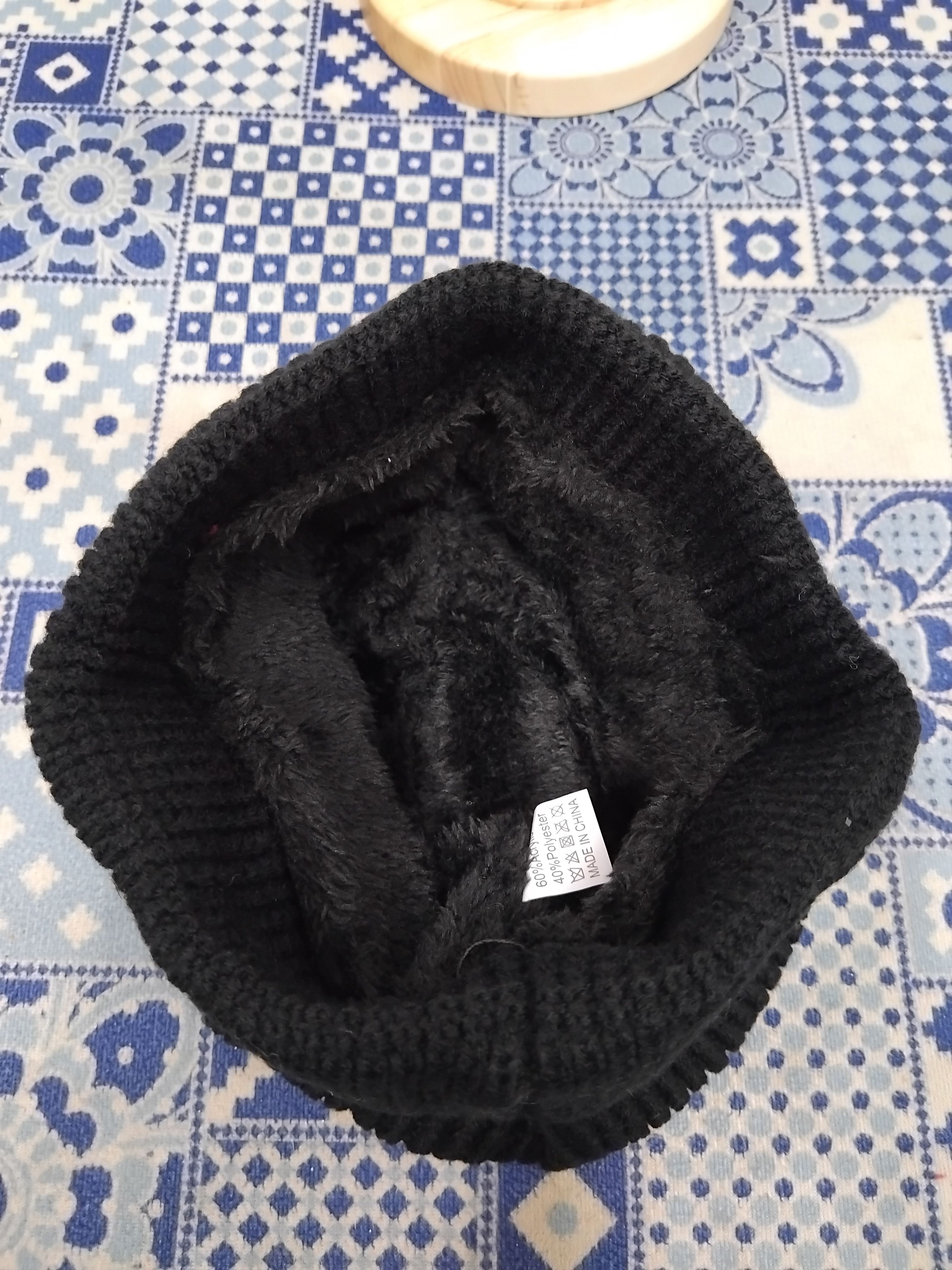 Japanese Brand 💥Casual Lens black holigon style beanie Size ONE SIZE - 3 Thumbnail