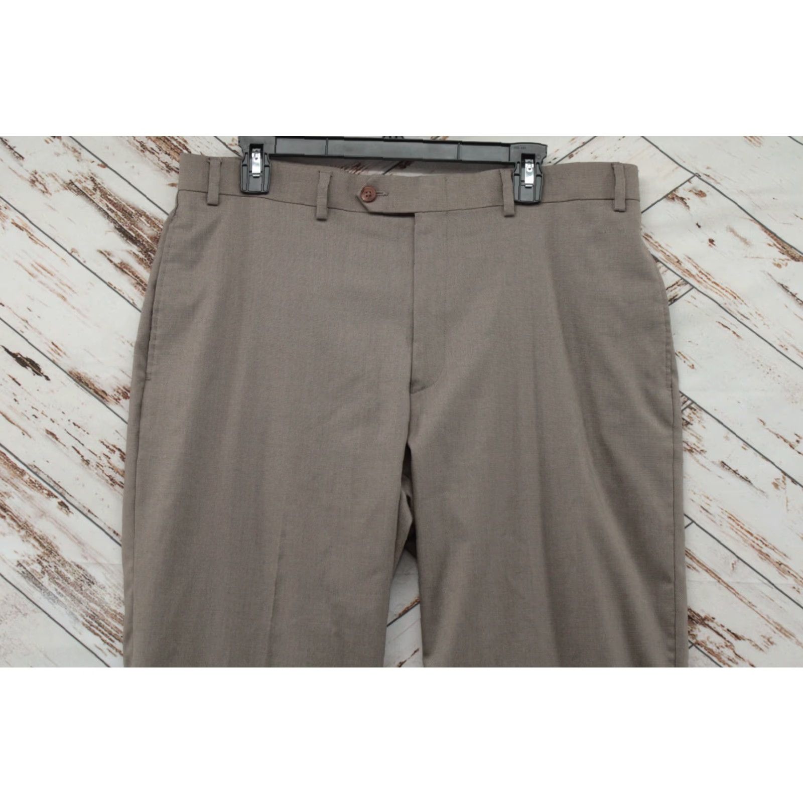 Polo Ralph Lauren Polo Ralph Lauren Dress Pants Men 36x32 Taupe Casual Friday Preppy Classic Chino Size US M / EU 48-50 / 2 - 2 Thumbnail