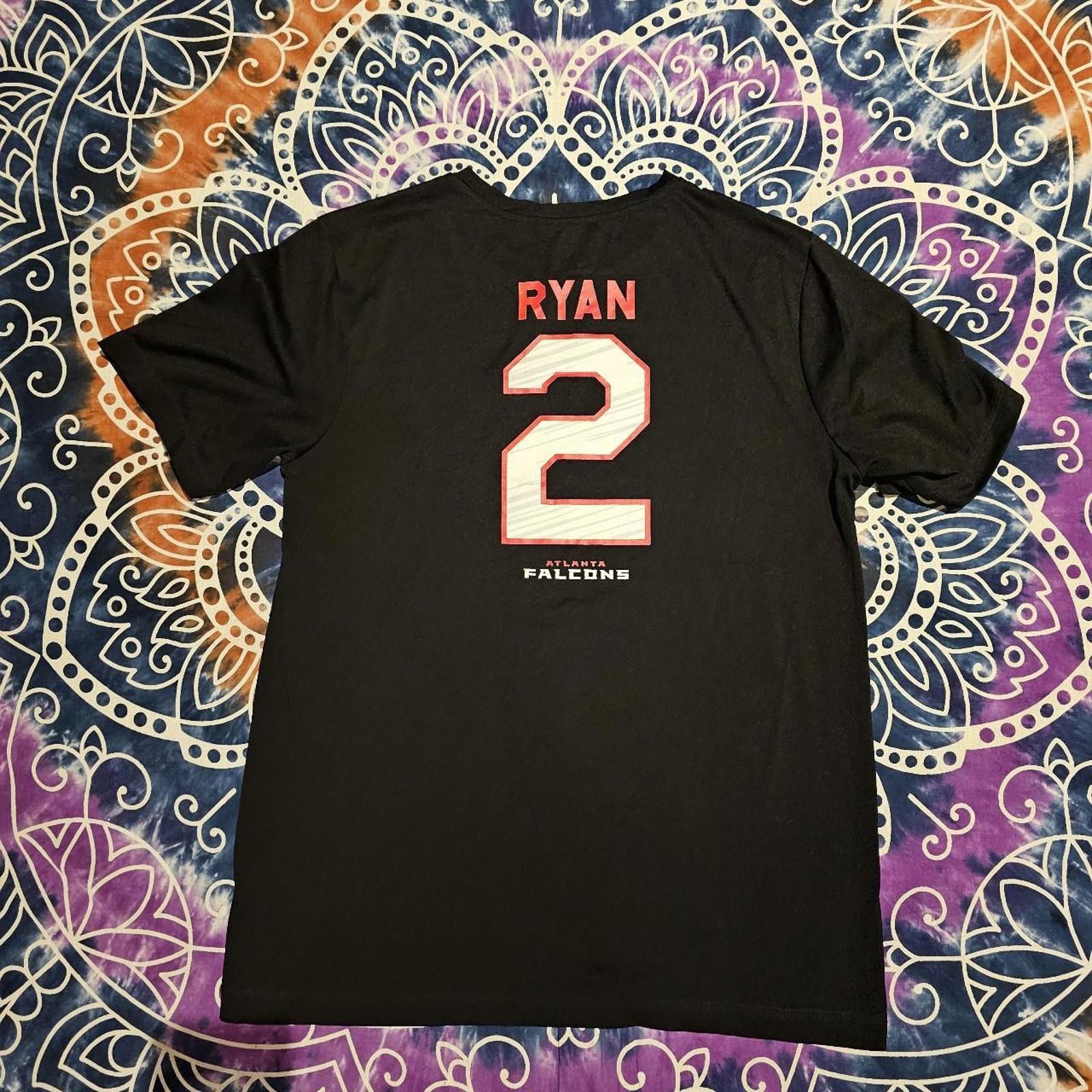 NFL NFL Men's Black and Red Atlanta Falcons Shirt #2 Matt Ryan Size US M / EU 48-50 / 2 - 7 Thumbnail