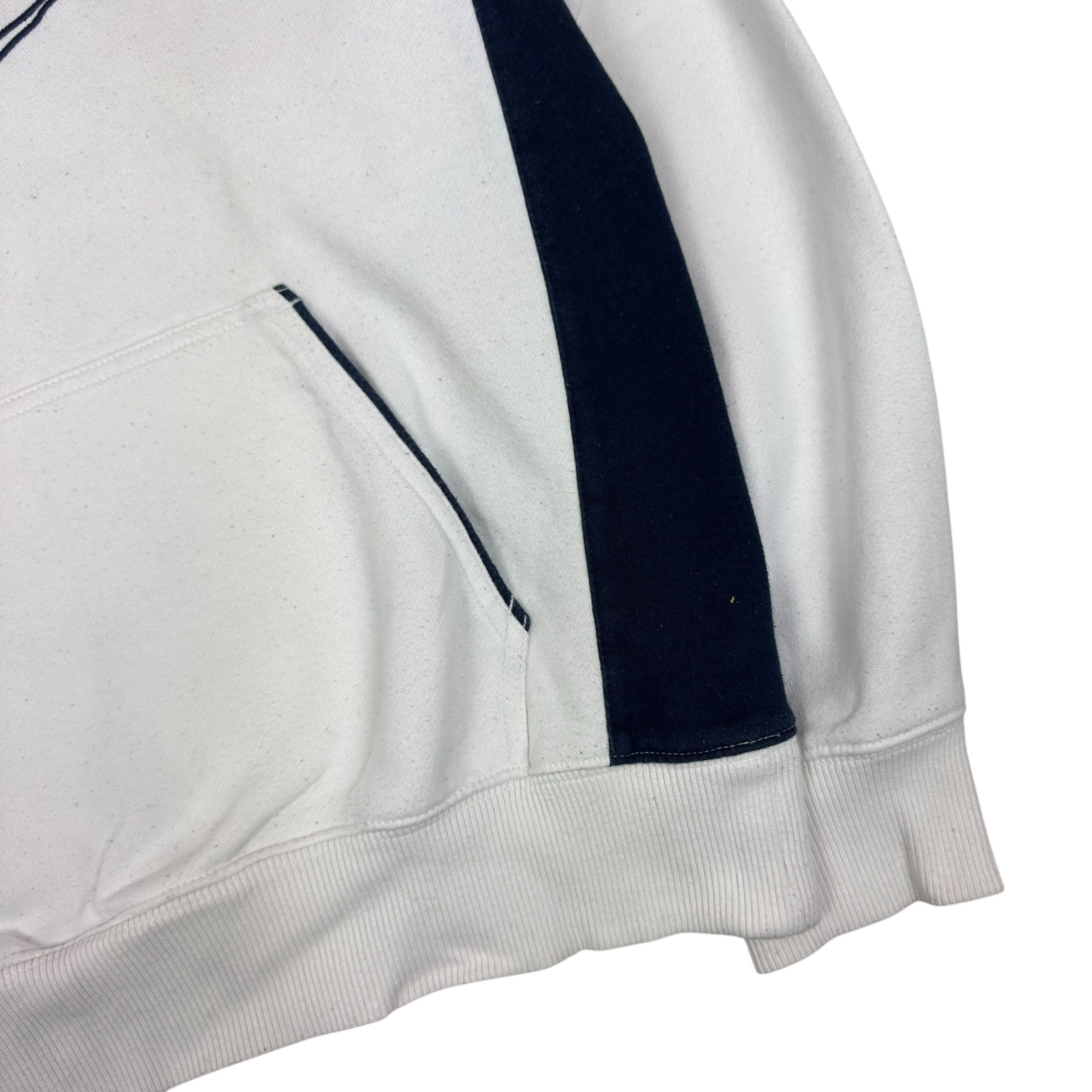 Nike Nike Men's White Black Swoosh Spellout Fleece Hoodie Small Size US S / EU 44-46 / 1 - 9 Thumbnail