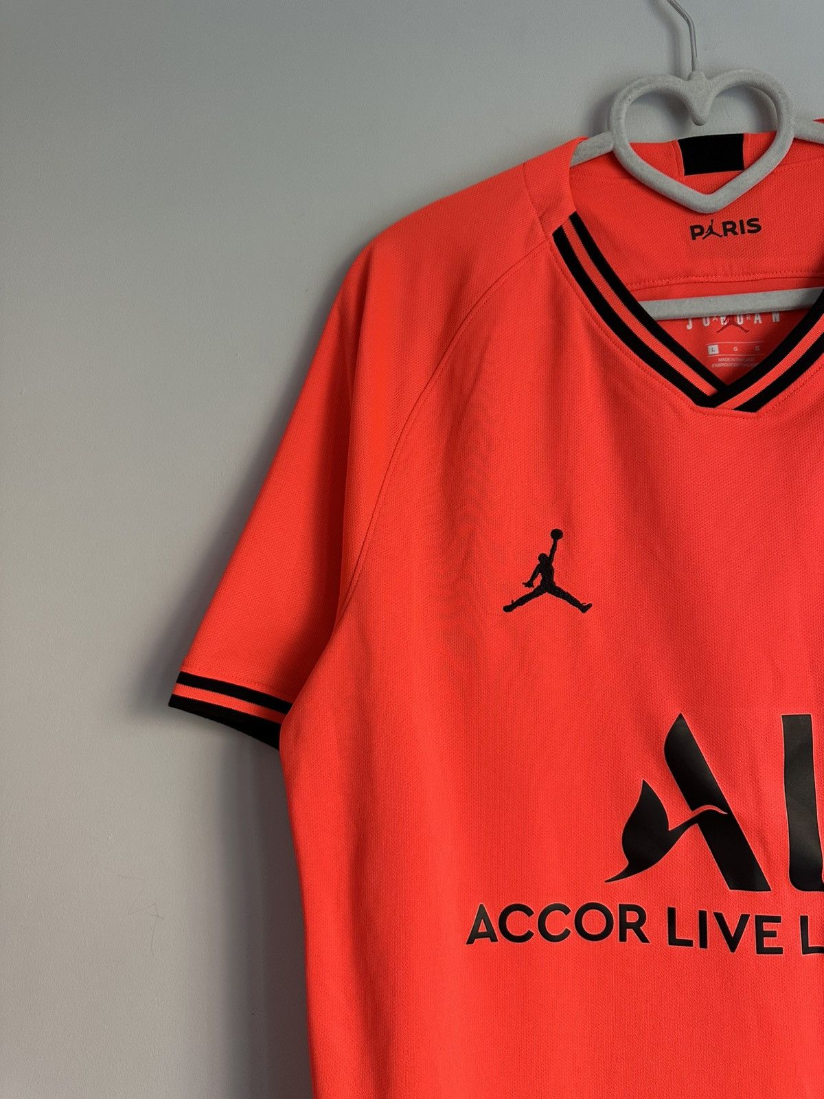 Jordan Brand PSG x Jordan 2019/20 Third Jersey Orange Size US L / EU 52-54 / 3 - 2 Thumbnail