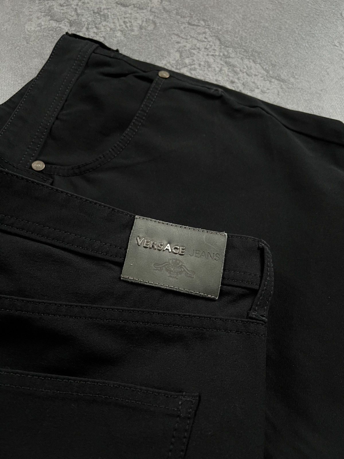 Versace Versace Jeans Couture Men’s Black Chino Pants Size IT 52 Size US 38 / EU 54 - 4 Thumbnail