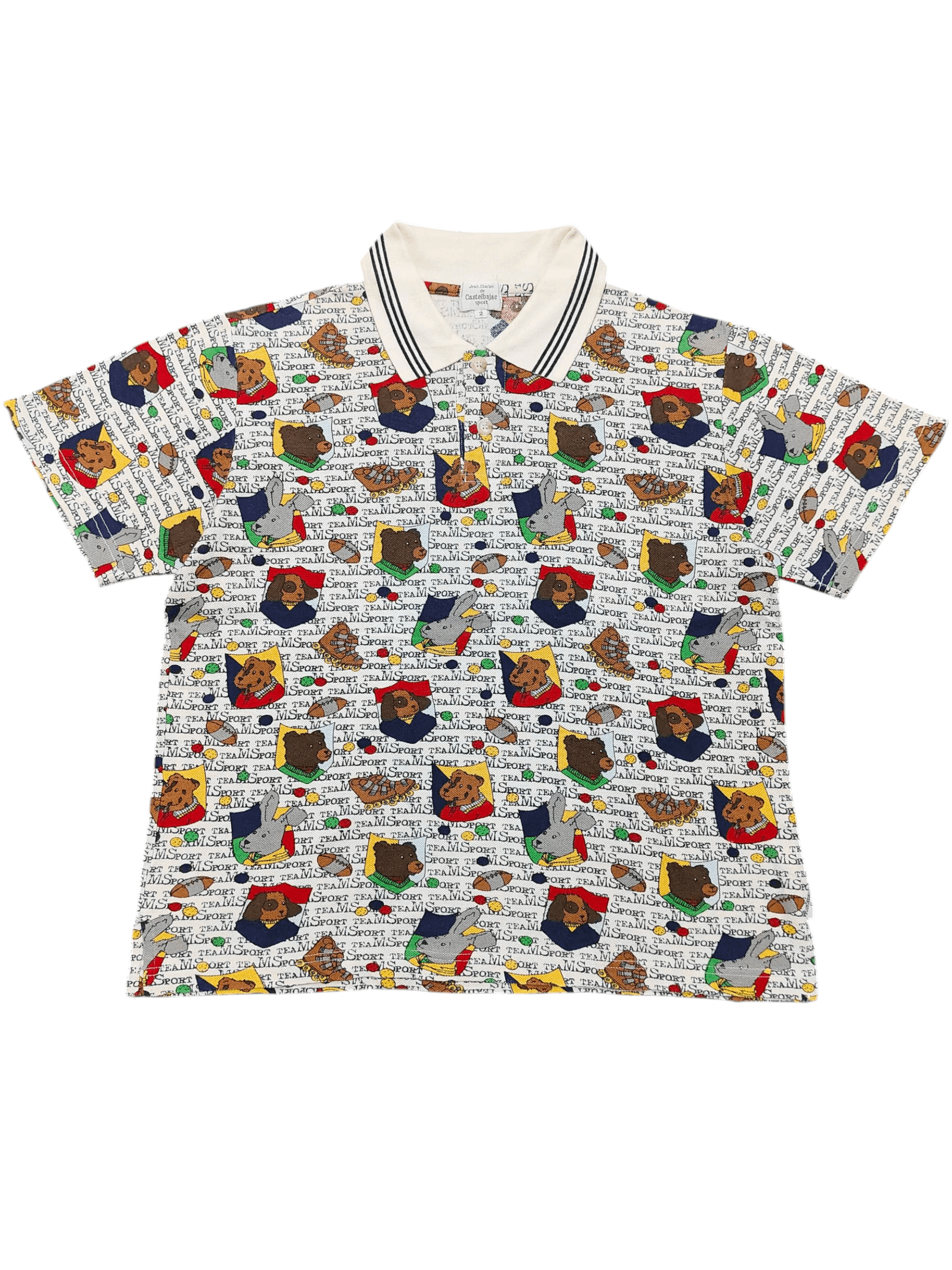 Jean Charles De Castelbajac 00s Jean Charles De Castelbajac Sport AOP Graphic Size M / US 6-8 / IT 42-44 - 1 Thumbnail