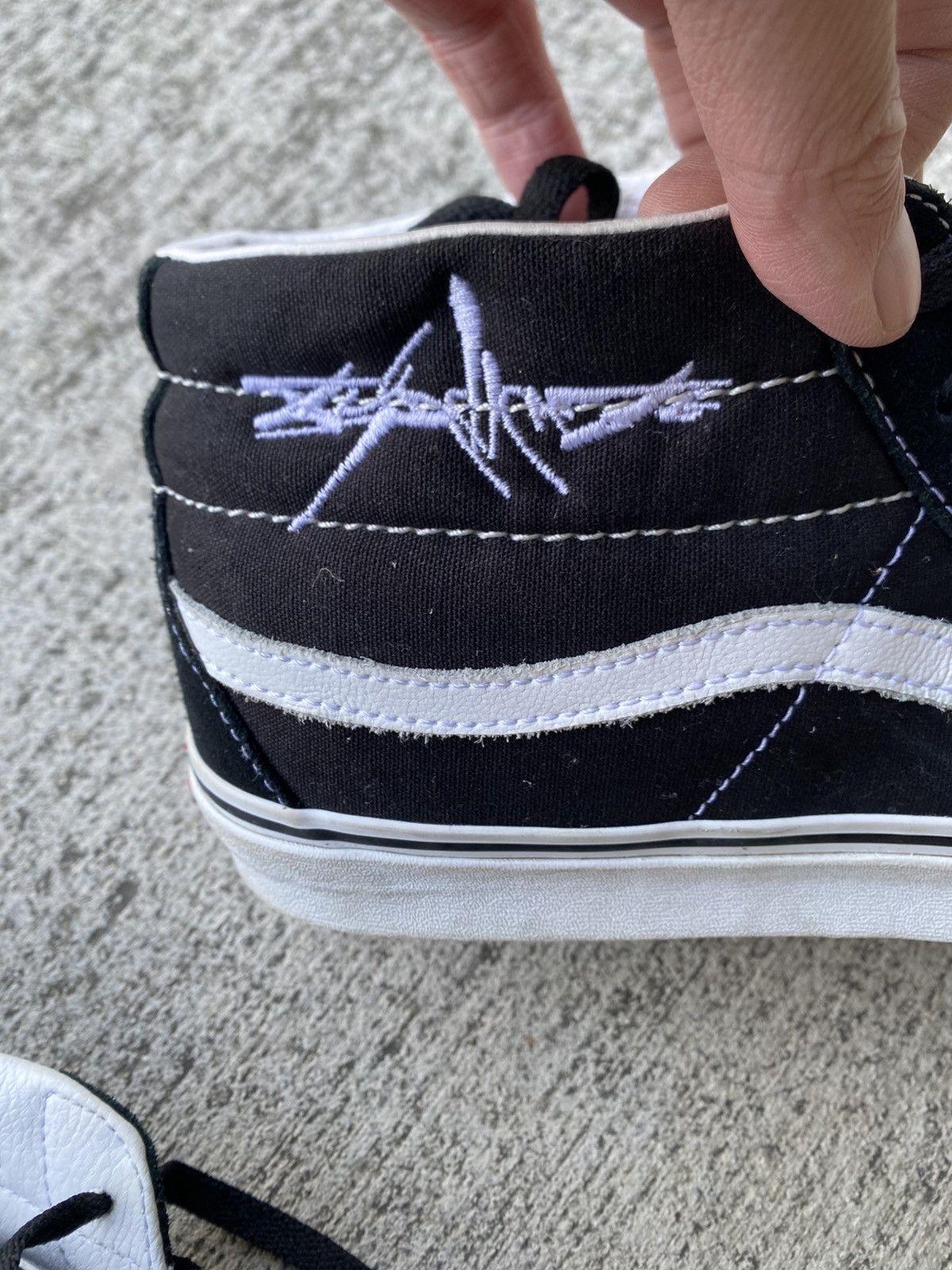 Syndicate × Vans RARE Syndicate Sk8 Hi Vans Size US 12 / EU 45 - 2 Thumbnail