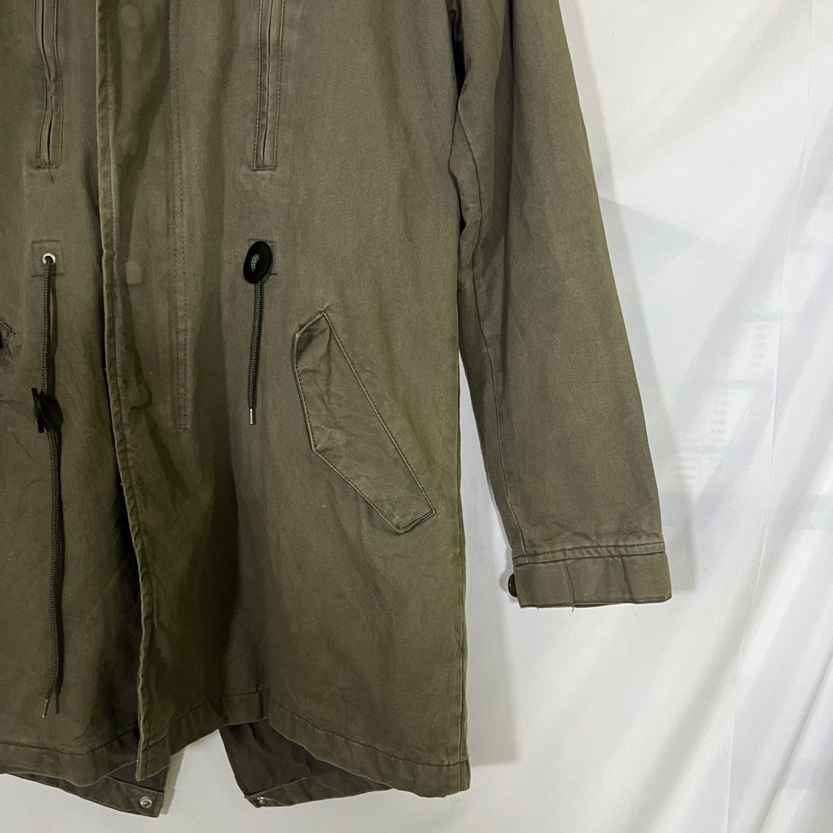 14th Addiction VINTAGE ARMY MILITARY STYLE B-S FISHTAIL HOODED PARKA Size US M / EU 48-50 / 2 - 3 Thumbnail
