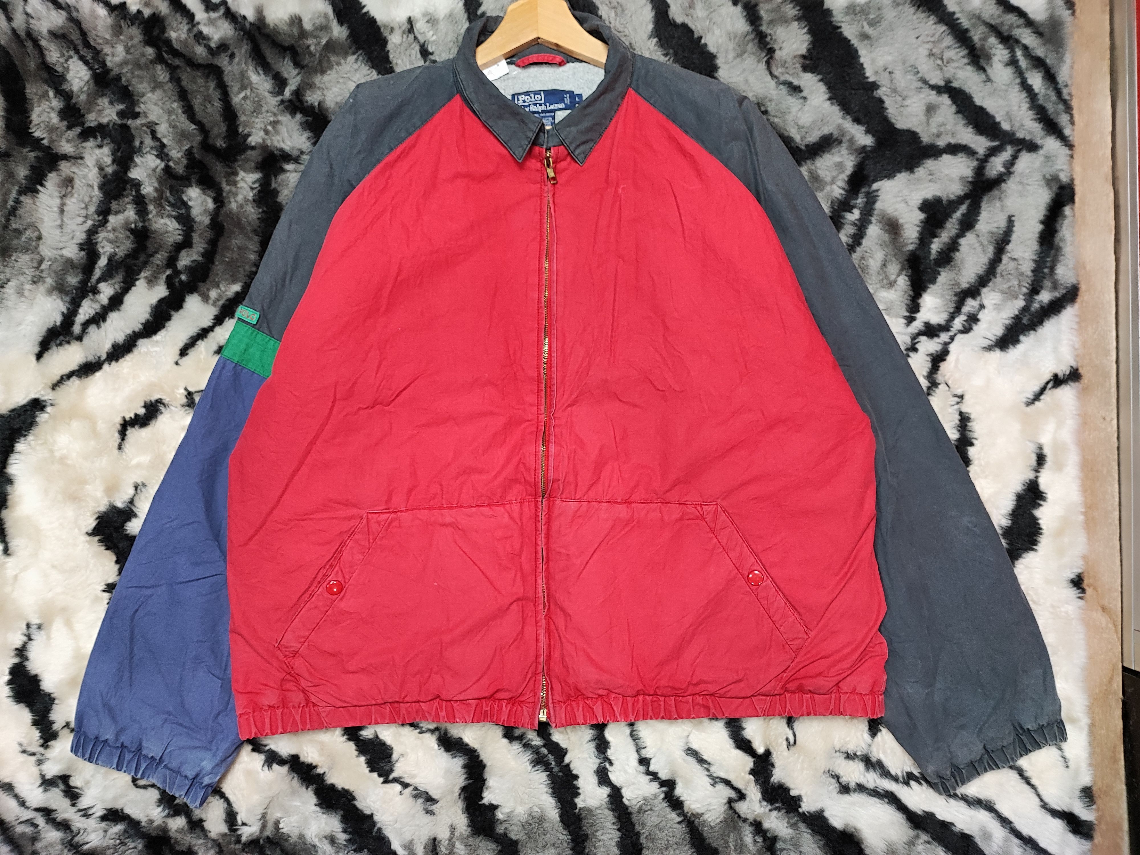 Polo Ralph Lauren Vintage Polo Ralph Lauren Jacket Windbreaker Colour Way Size US L / EU 52-54 / 3 - 2 Thumbnail