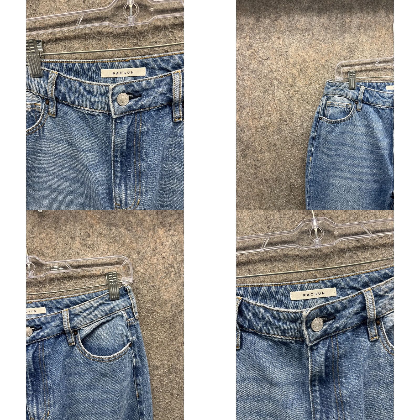 Pacsun PacSun Mom Jean Jeans Womens 28 Blue Medium Wash High Rise Relaxed Denim Pants Size 28" / US 6 / IT 42 - 8 Thumbnail