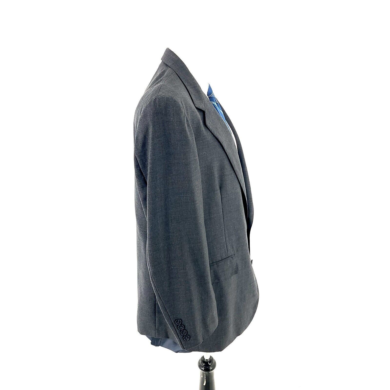 Southwick Bespoke Southwick Wool 2 Button Blazer 42R Gray Made In USA Size 42R - 7 Thumbnail