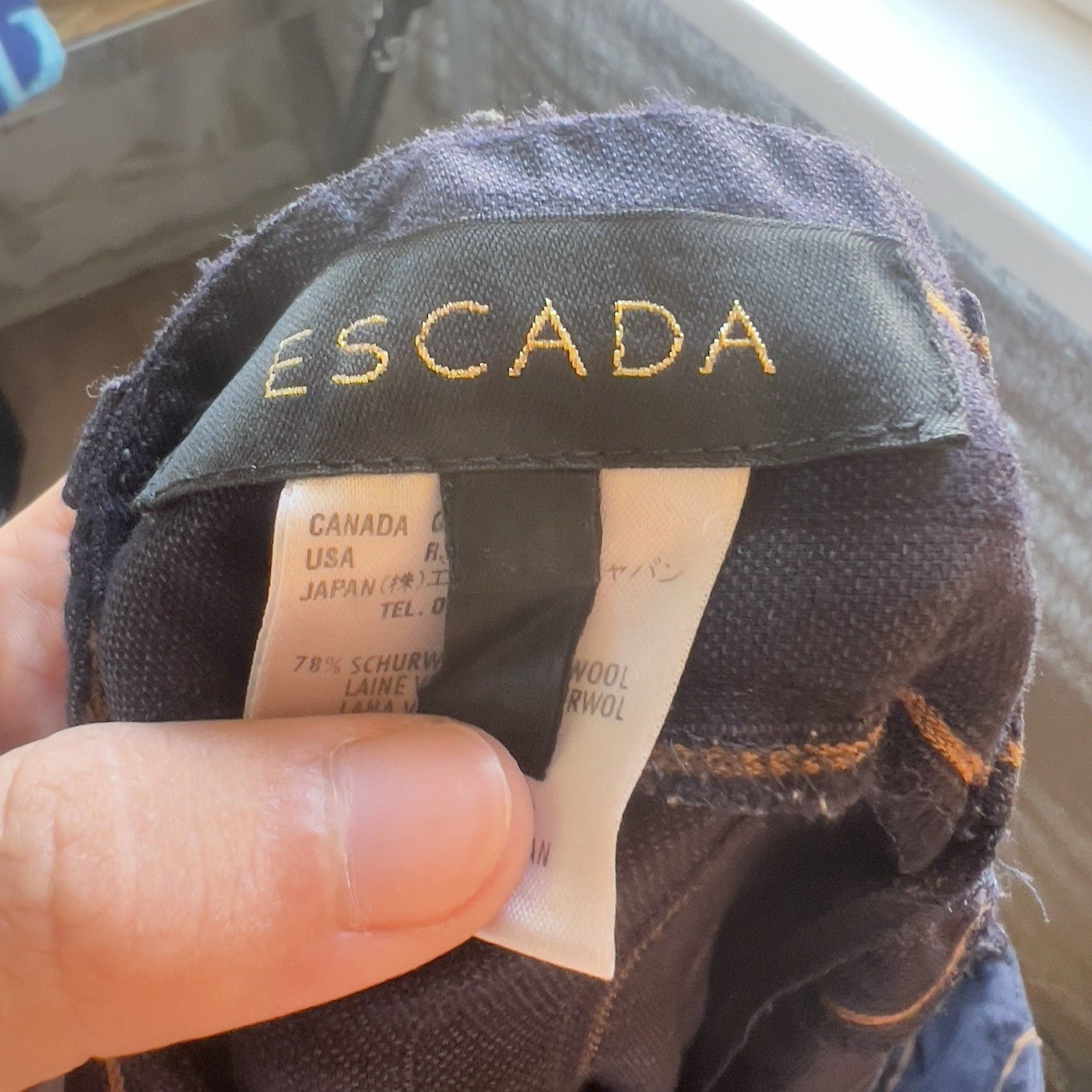Escada Escada Women's Pants Size 44 Blue ` Size 30" / US 8 / IT 44 - 6 Thumbnail